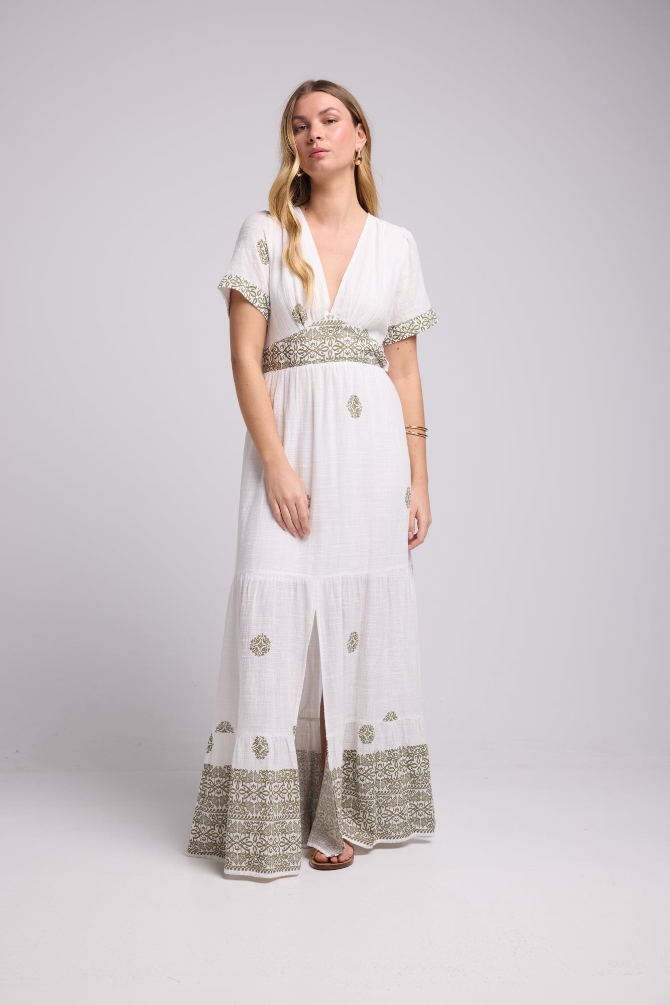 ROBE DOLORES P19 KHAKI