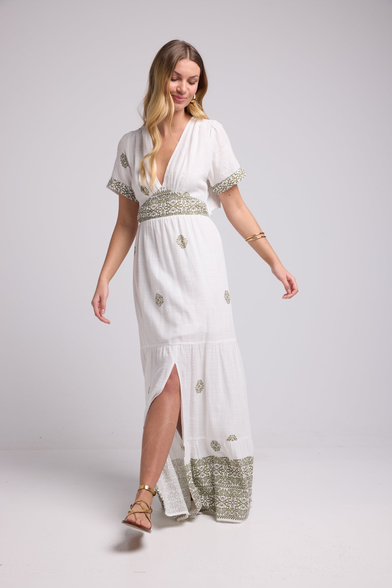 ROBE DOLORES P19 KHAKI