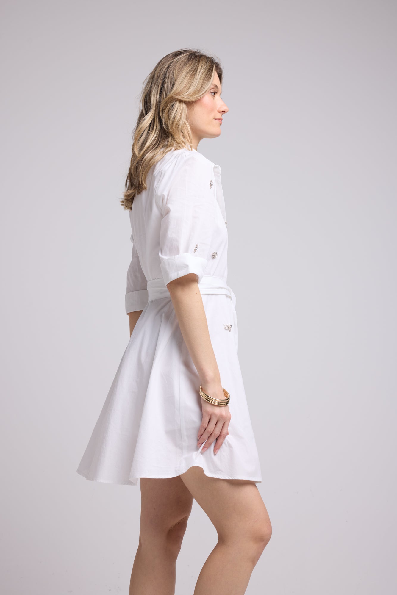 ROBE ELLY/BLANC