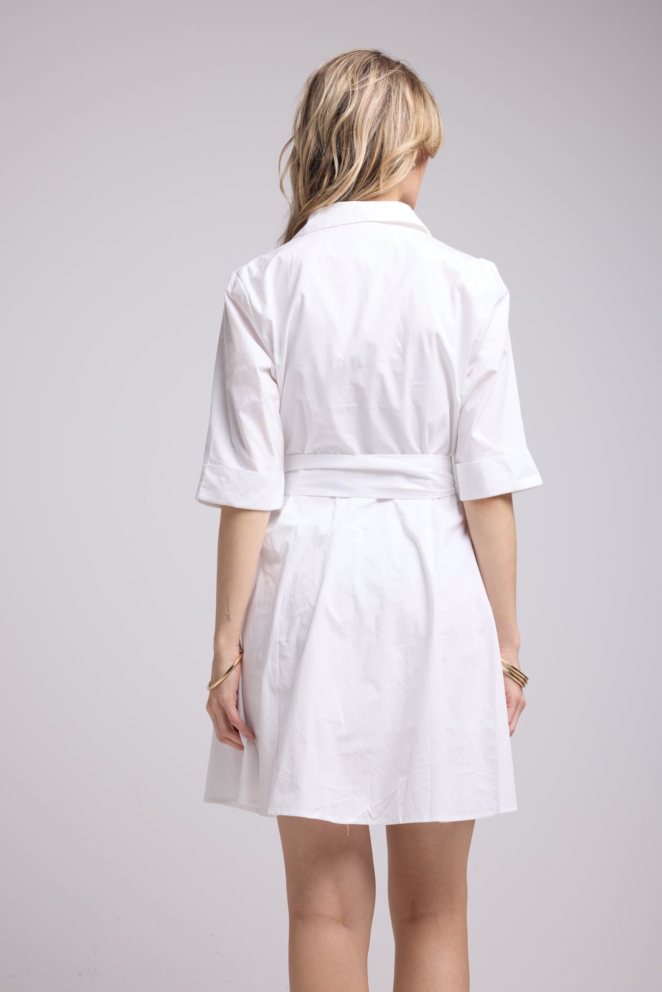 ROBE ELLY/BLANC