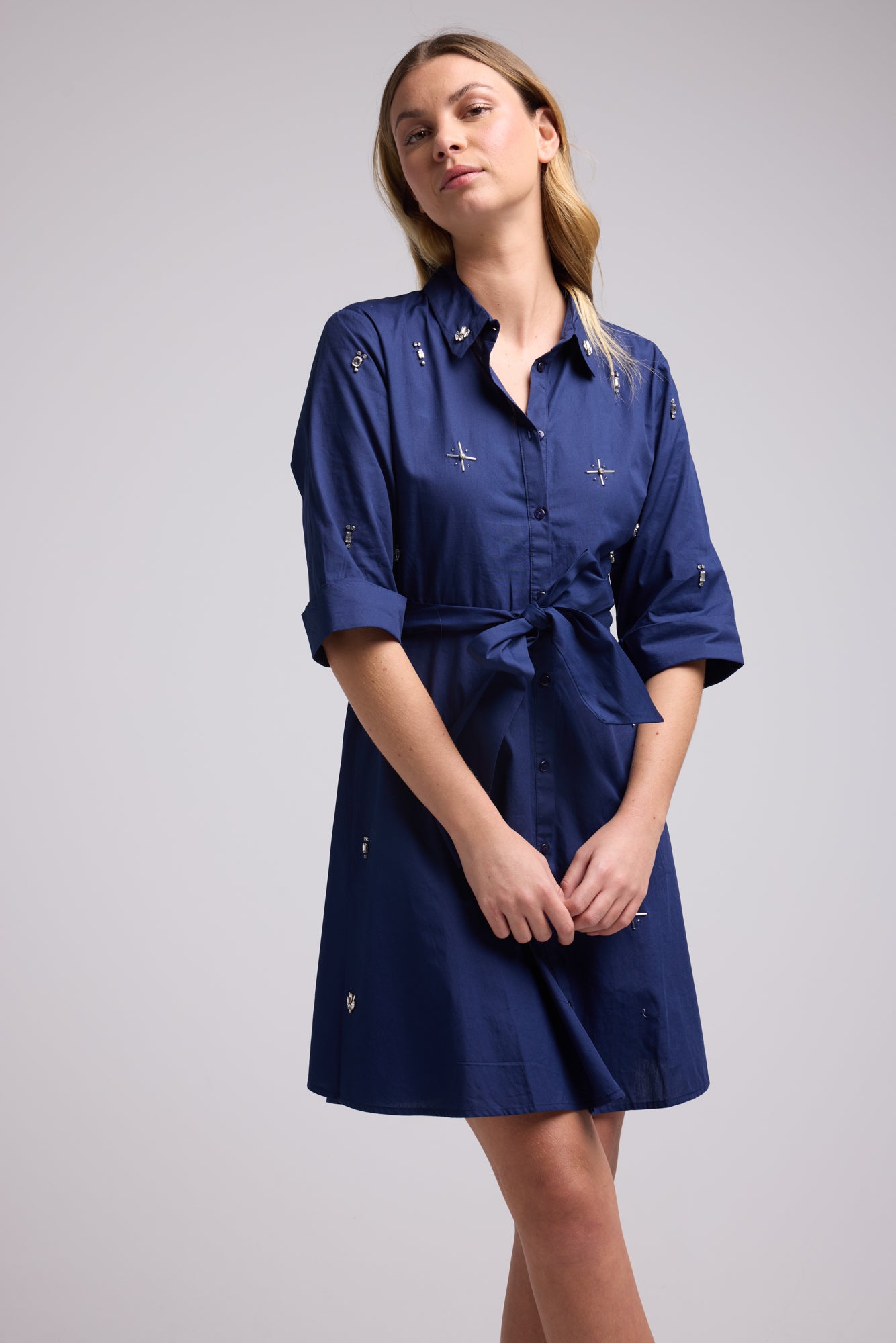 ROBE ELLY/NAVY
