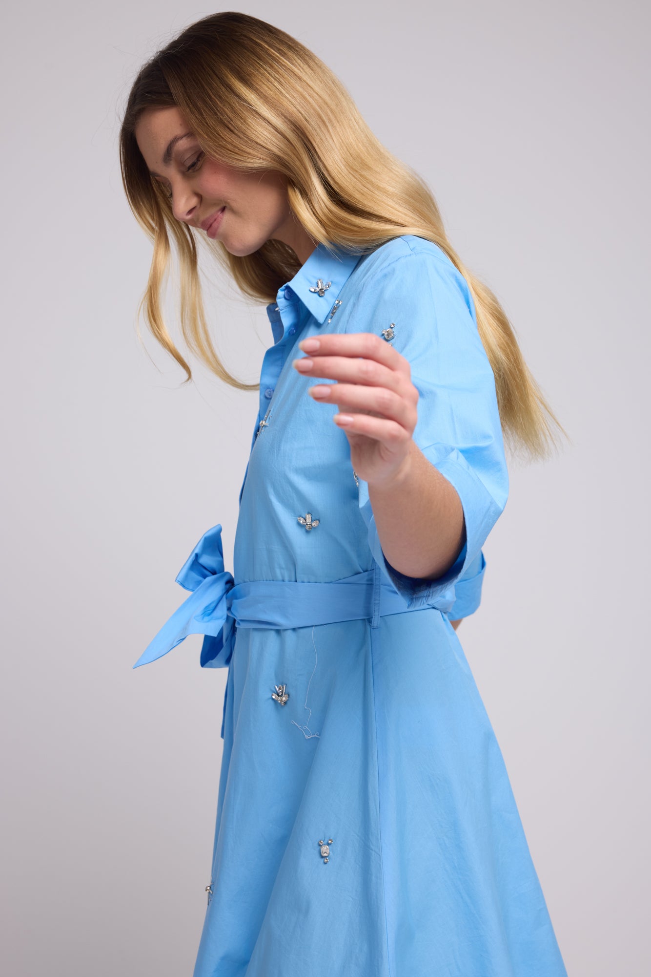 ROBE ELLY/NEW BLUE