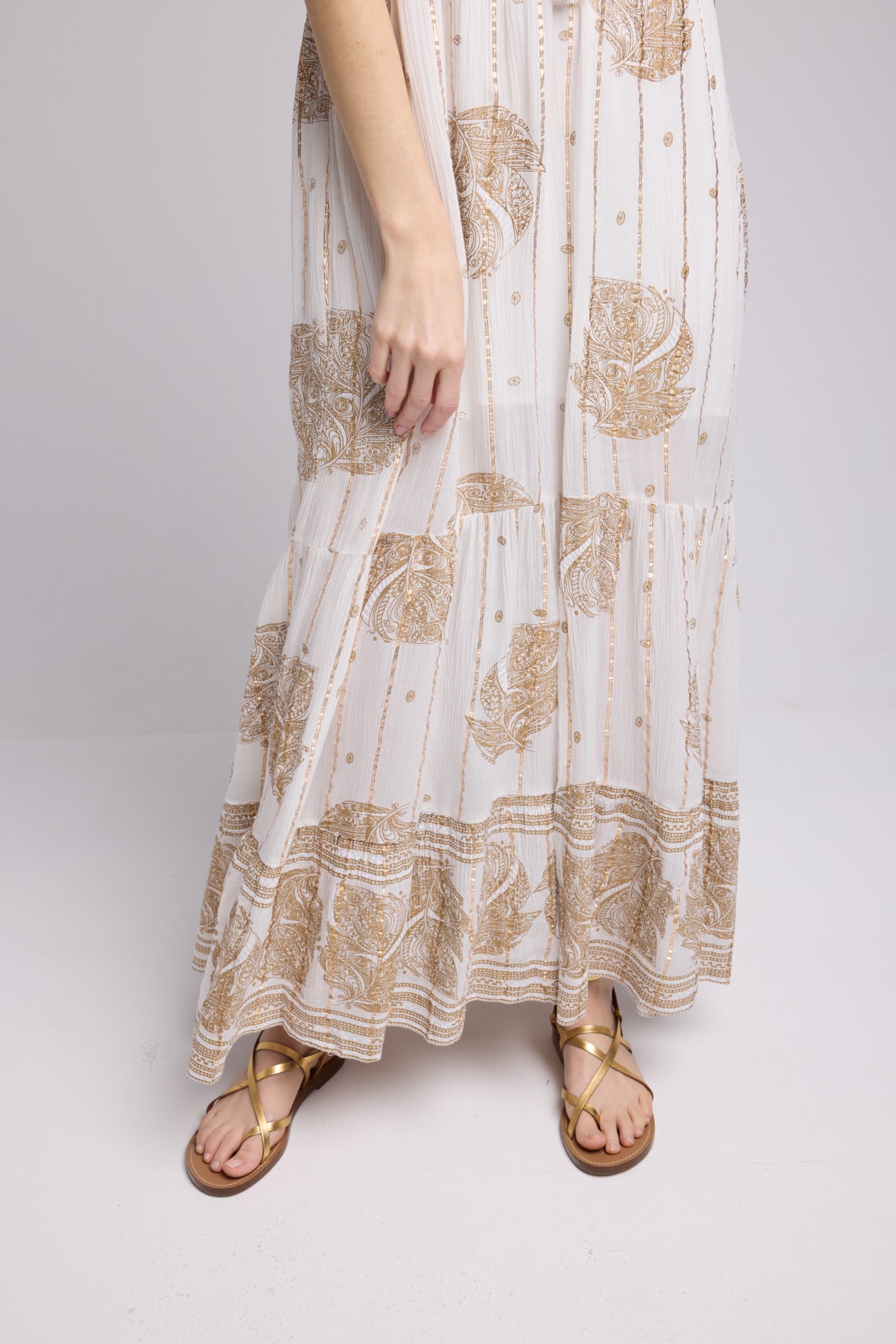 ROBE EZEL/BLANC
