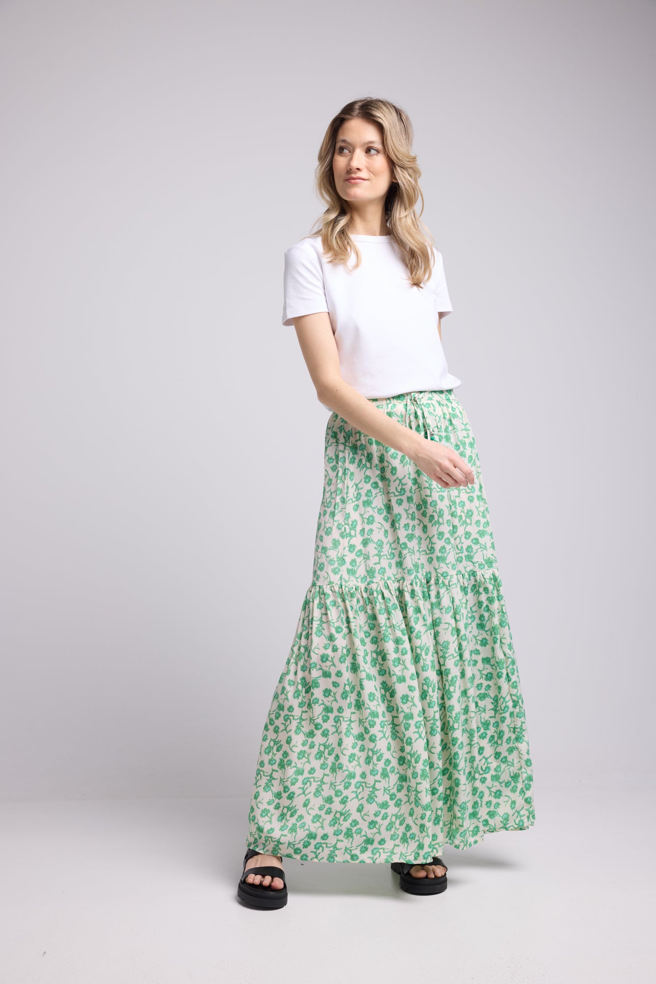JUPE GITANE GREEN P5007