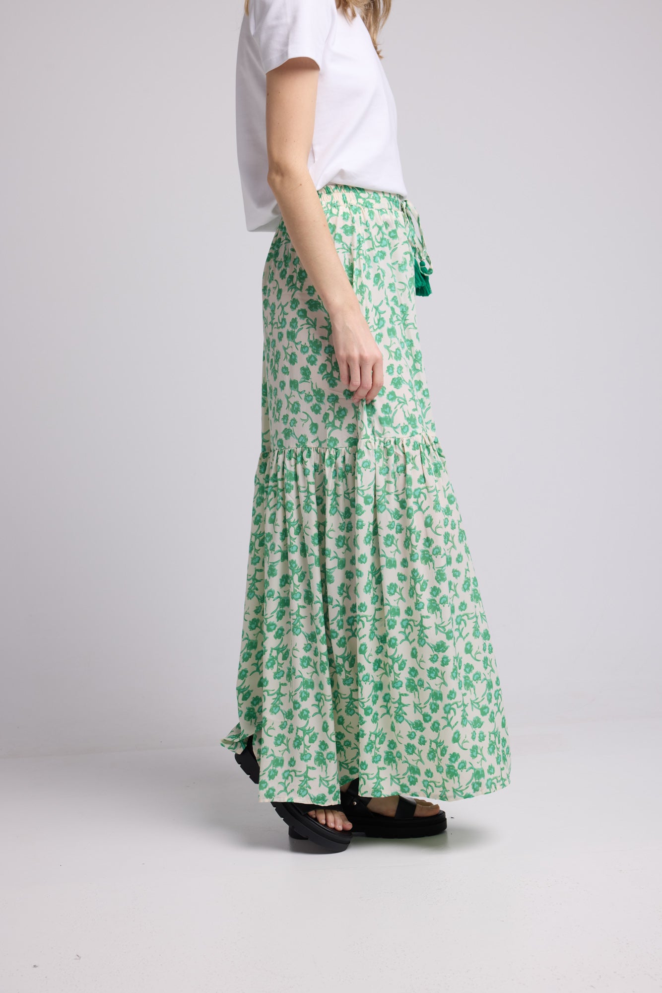 JUPE GITANE GREEN P5007