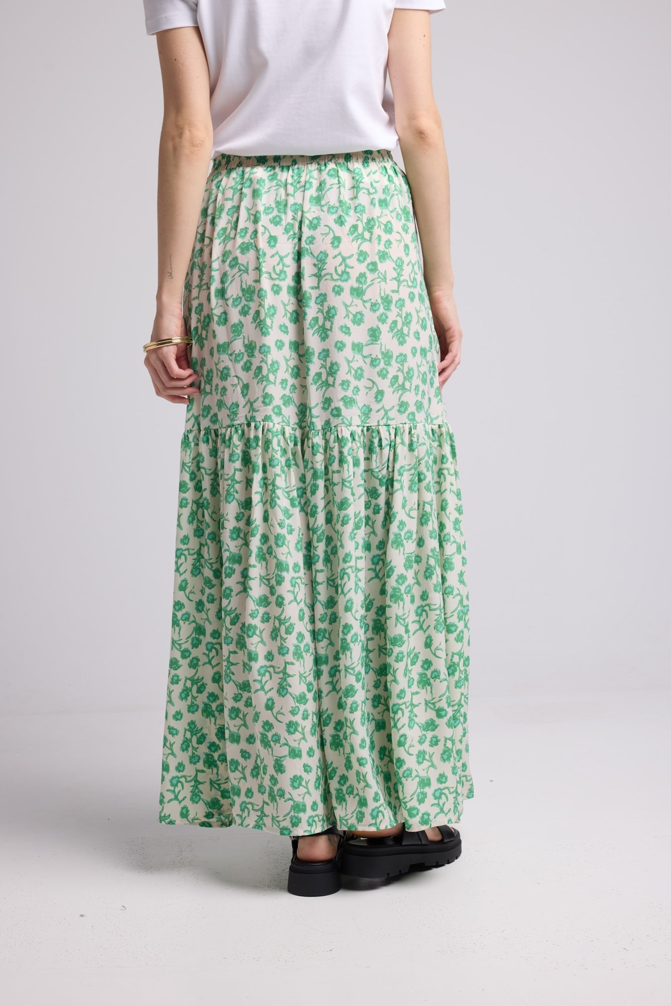 JUPE GITANE GREEN P5007