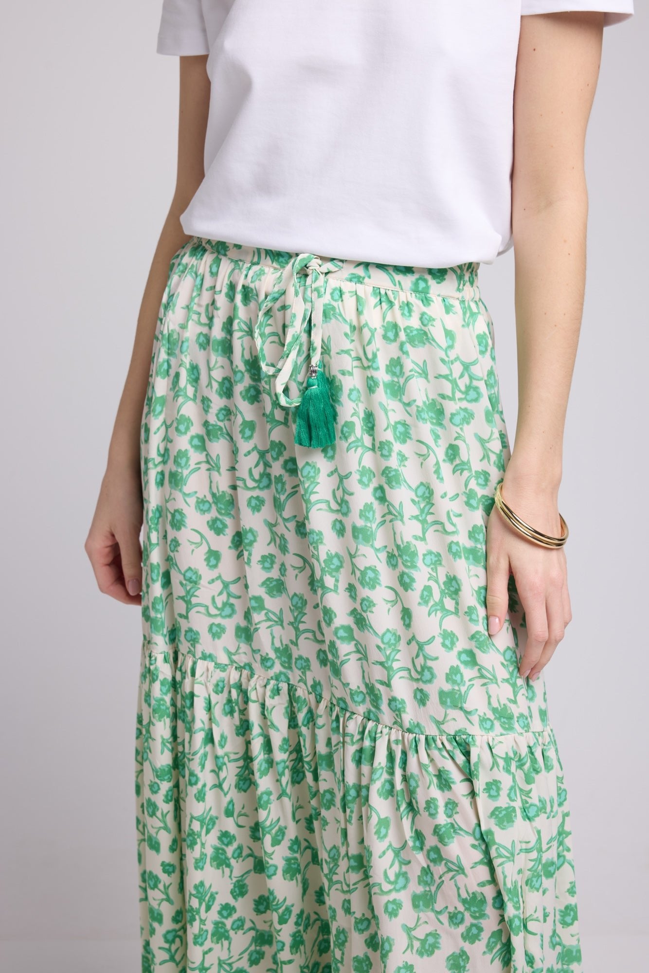 JUPE GITANE GREEN P5007