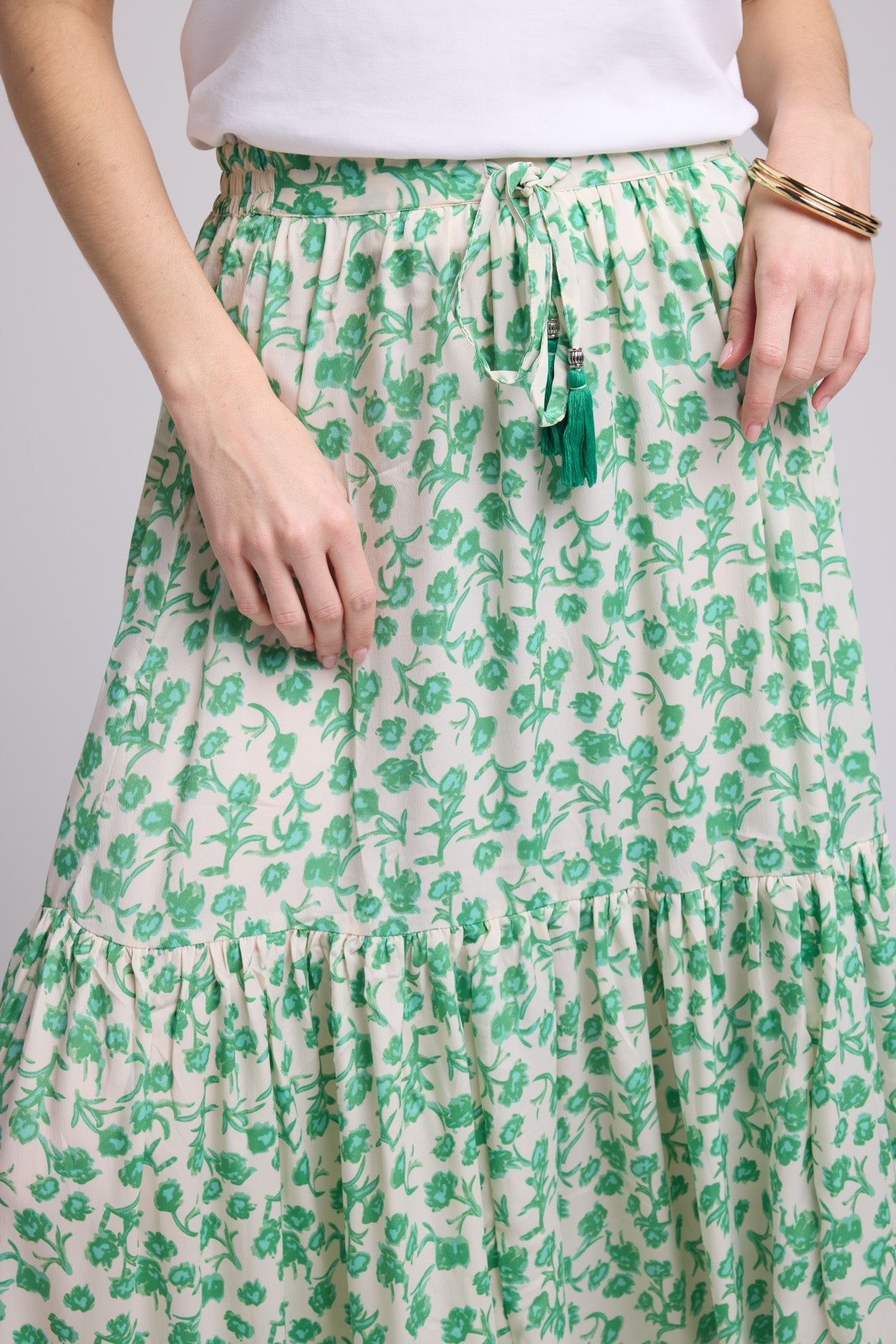 JUPE GITANE GREEN P5007