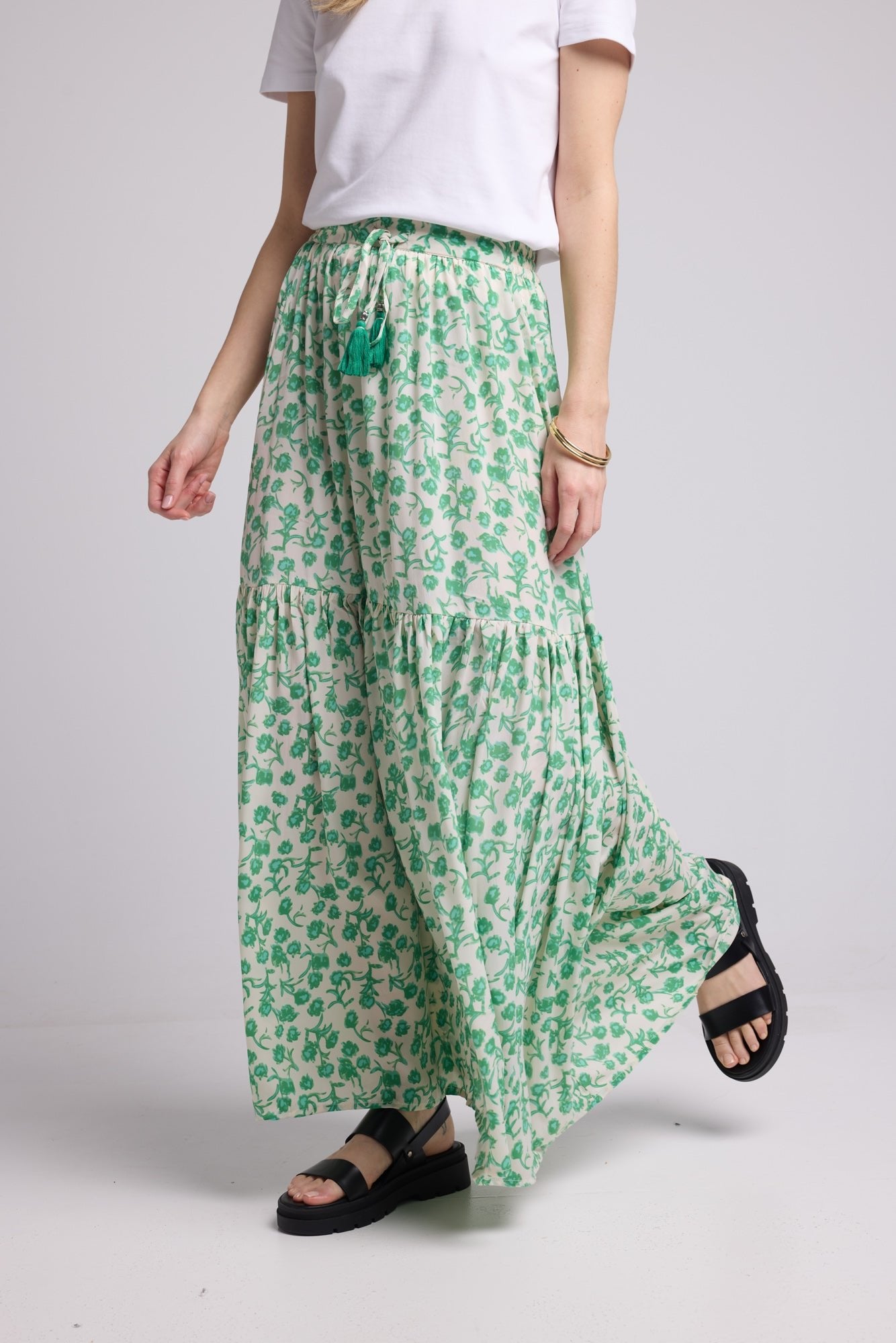 JUPE GITANE GREEN P5007