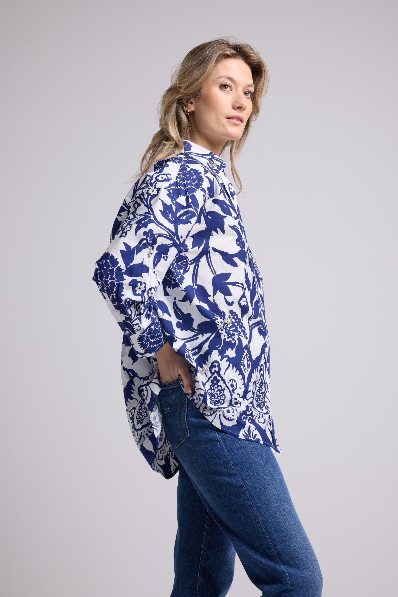CHEMISE HUGO/P309 NAVY