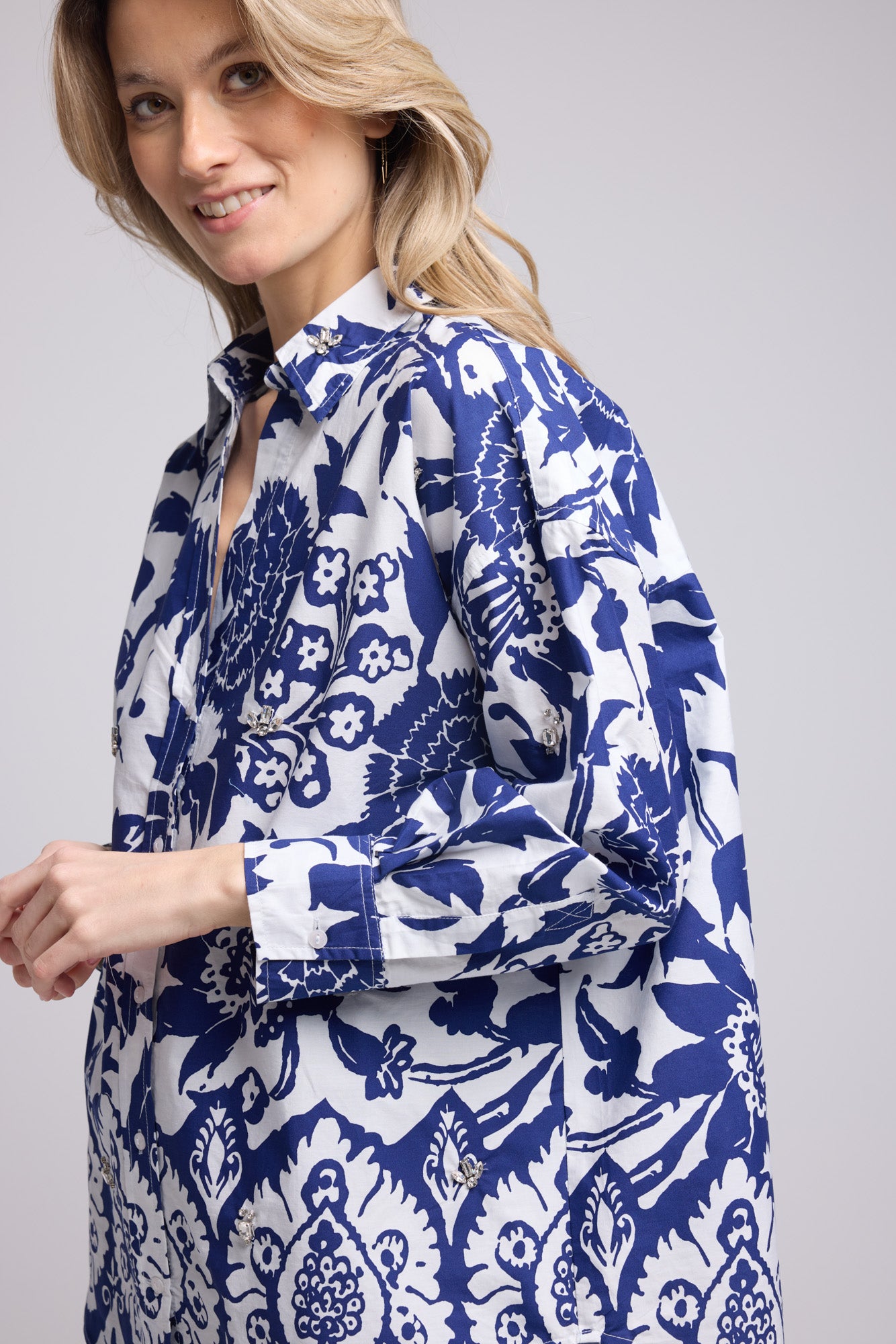 CHEMISE HUGO/P309 NAVY