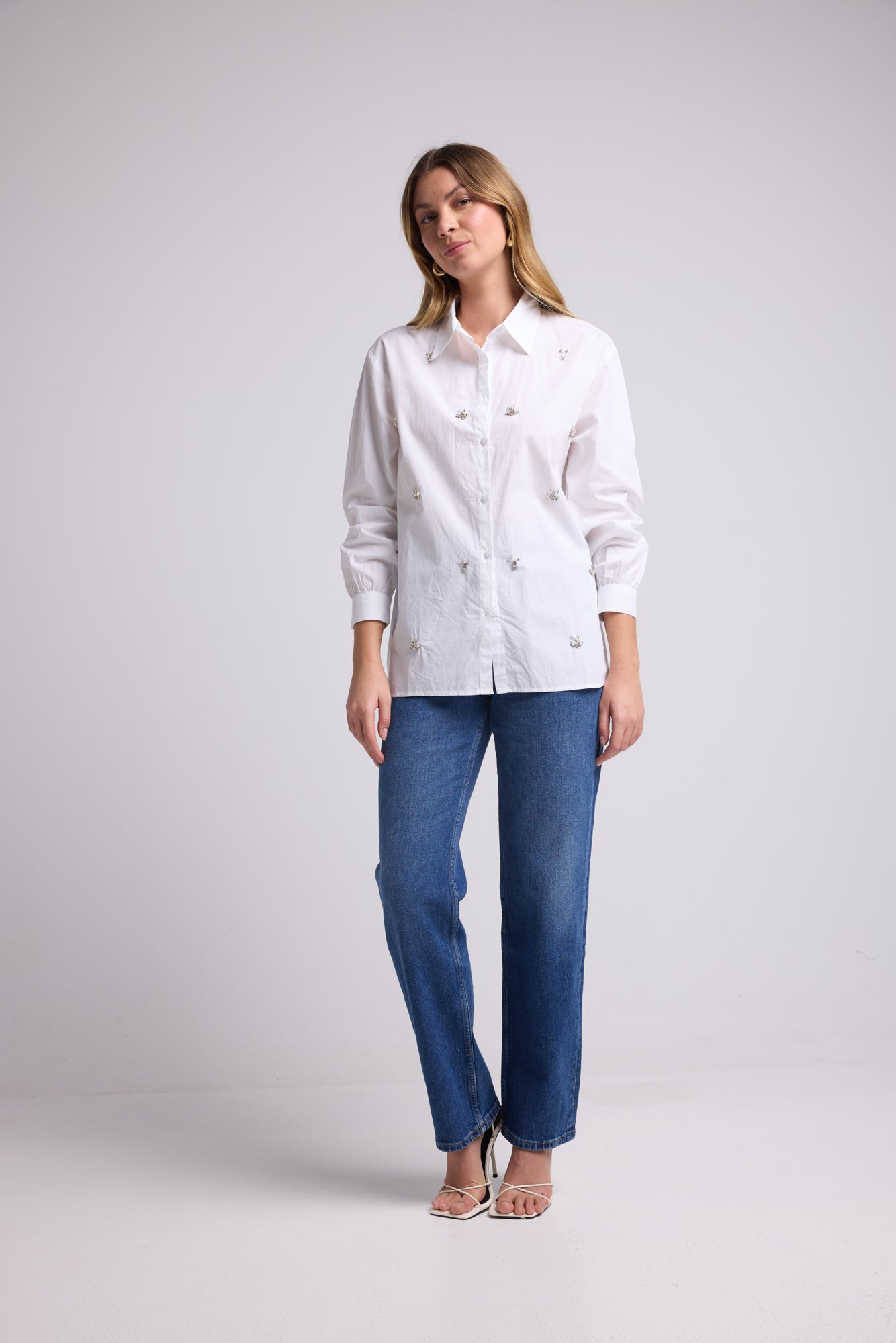 CHEMISE HUGO UNI/BLANC