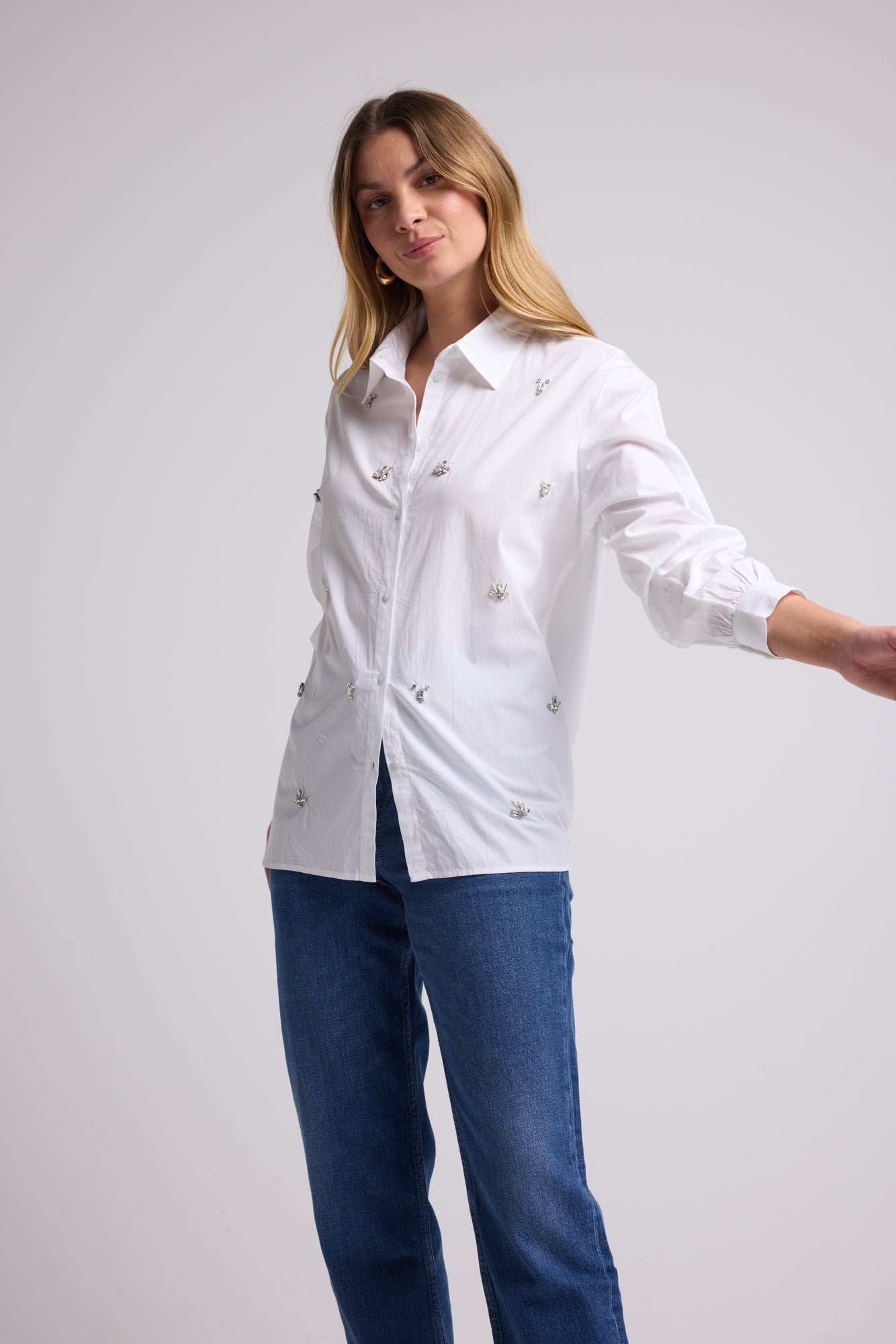CHEMISE HUGO UNI/BLANC
