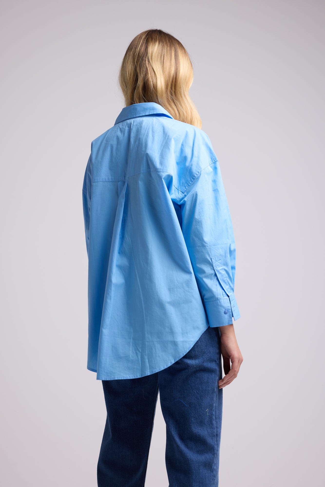 CHEMISE HUGO UNI/BLEU