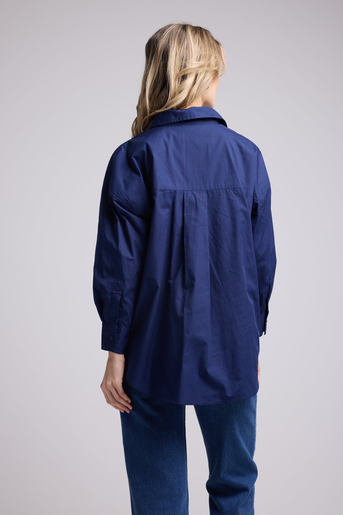 CHEMISE HUGO UNI/MARINE