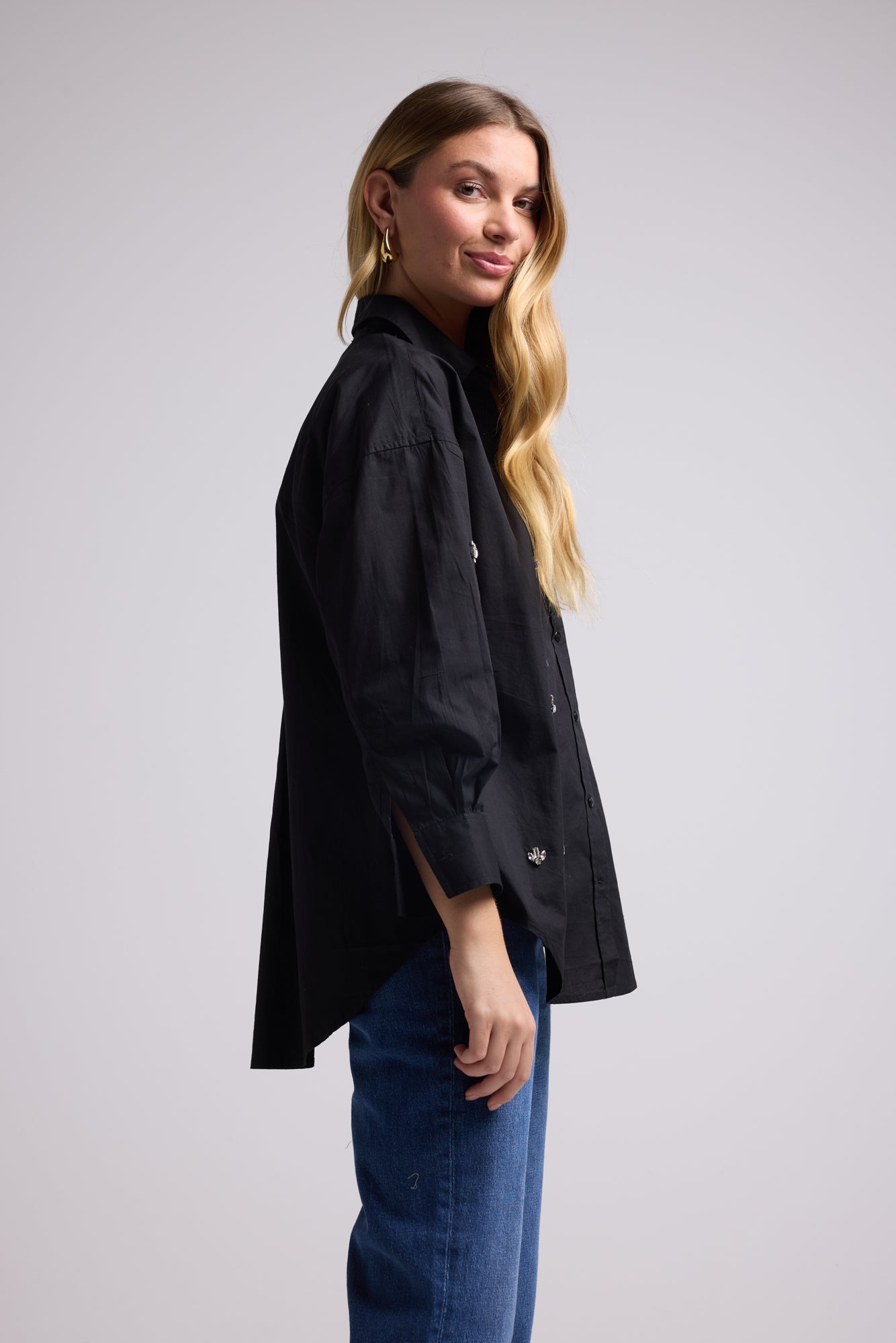 CHEMISE HUGO UNI/NOIR