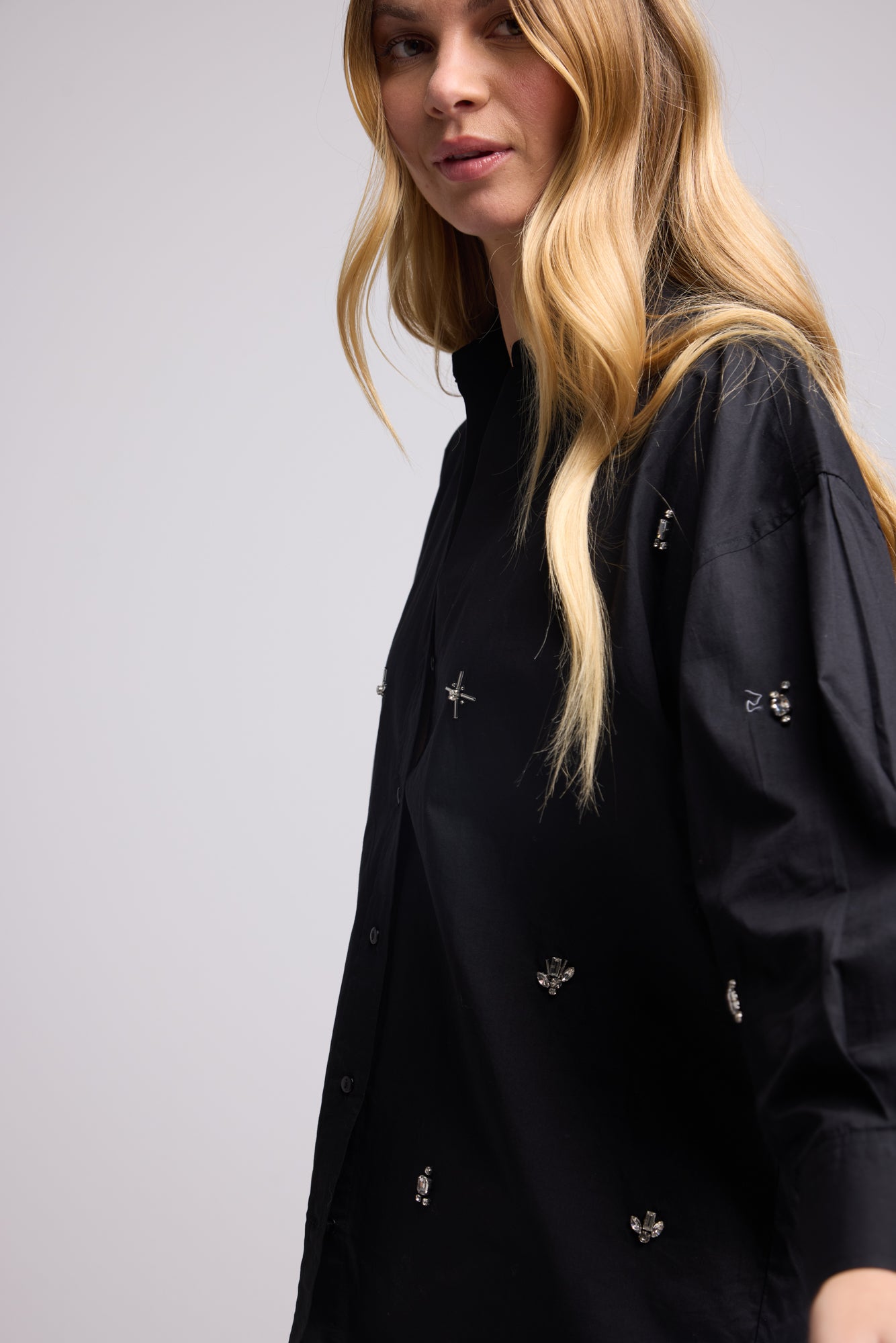 CHEMISE HUGO UNI/NOIR