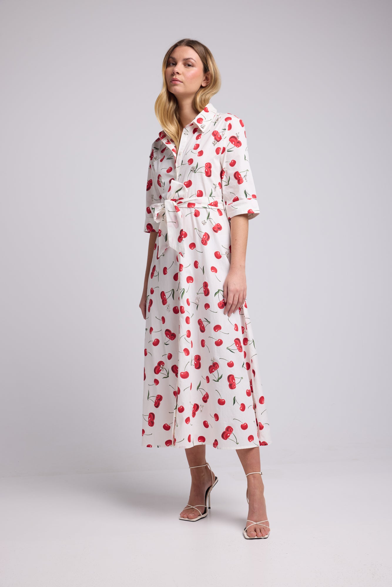 ROBE JACQUY LONG P2430 CERISES