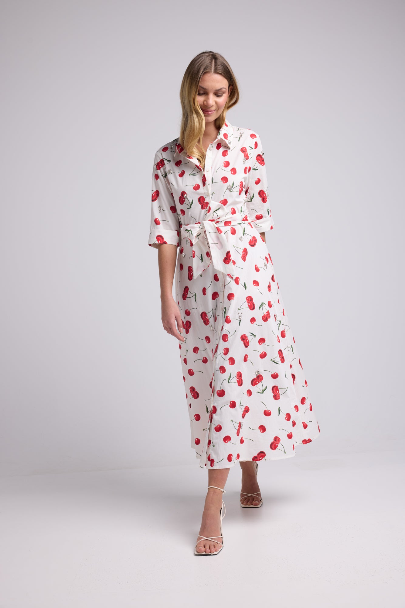 ROBE JACQUY LONG P2430 CERISES