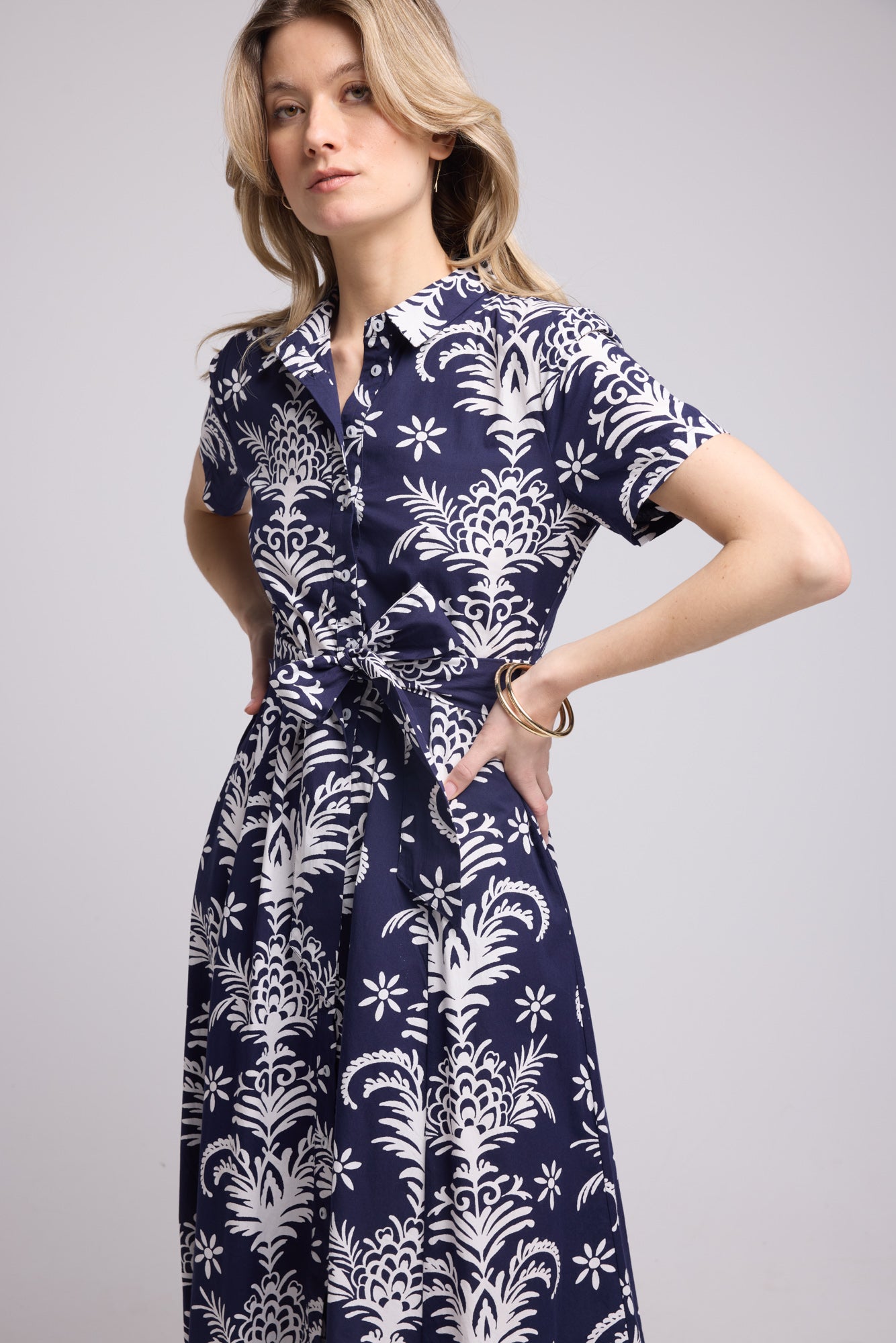 ROBE JANE P045 NAVY