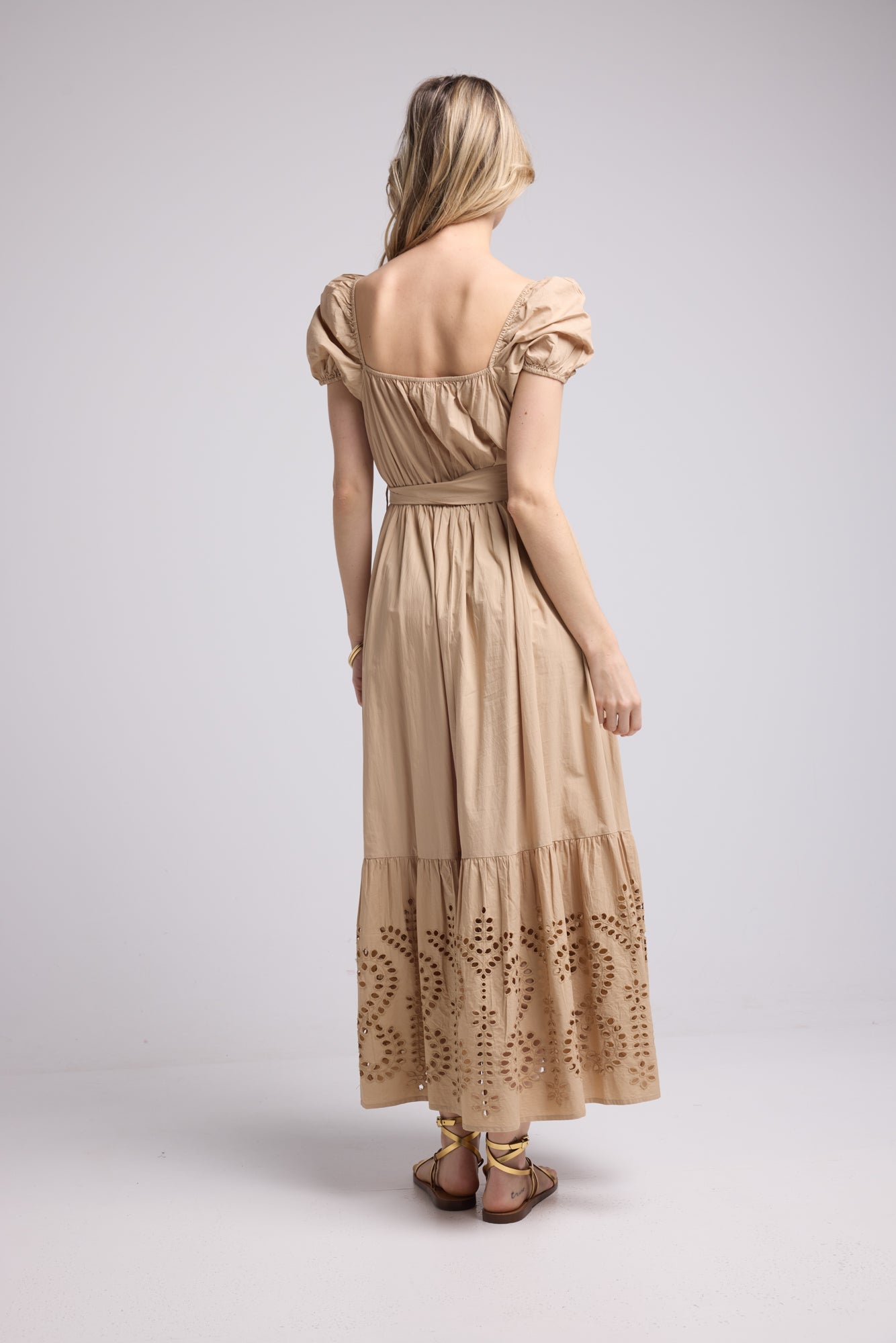 ROBE JULIE LONG/BEIGE
