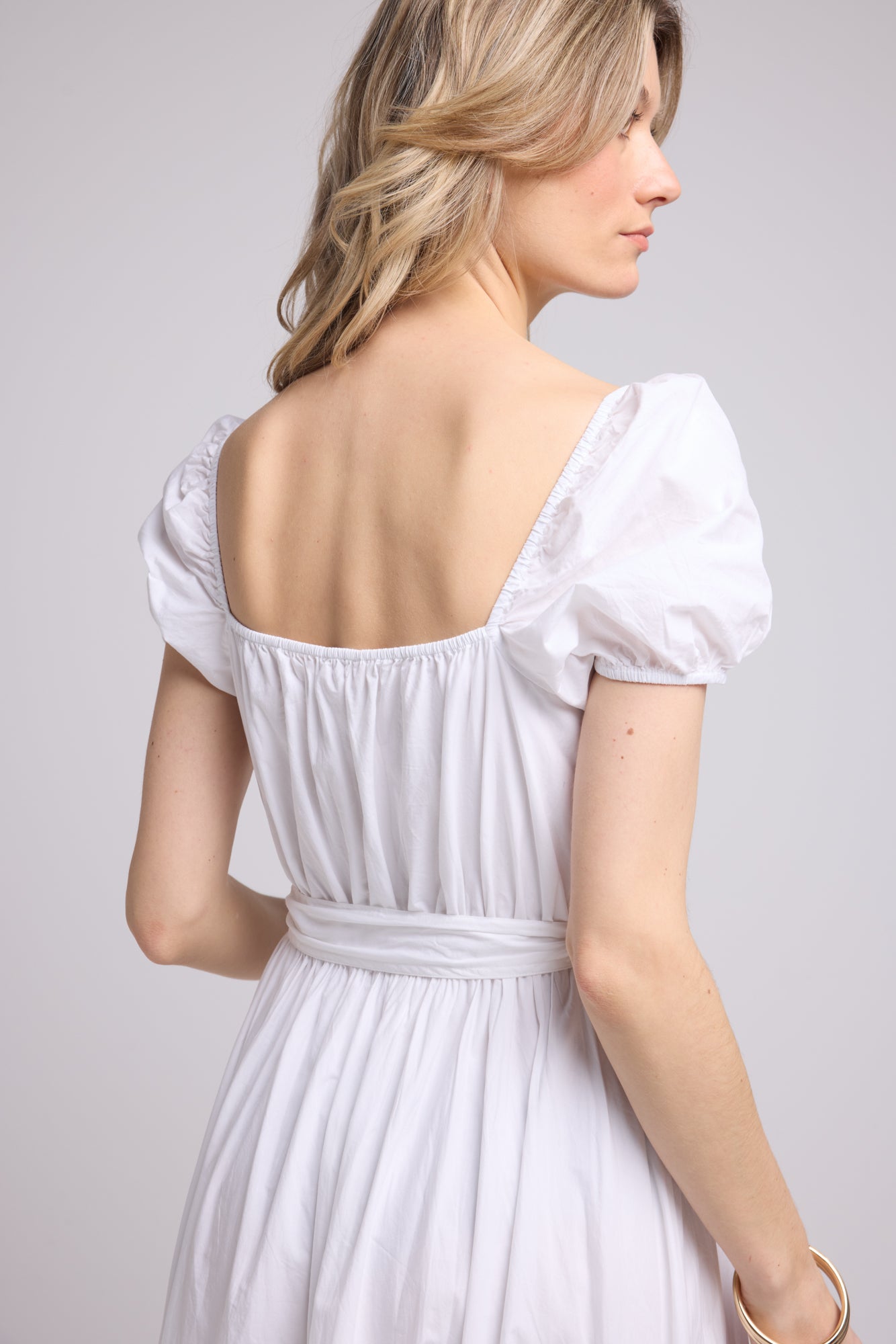 ROBE JULIE LONG/BLANC BLEU
