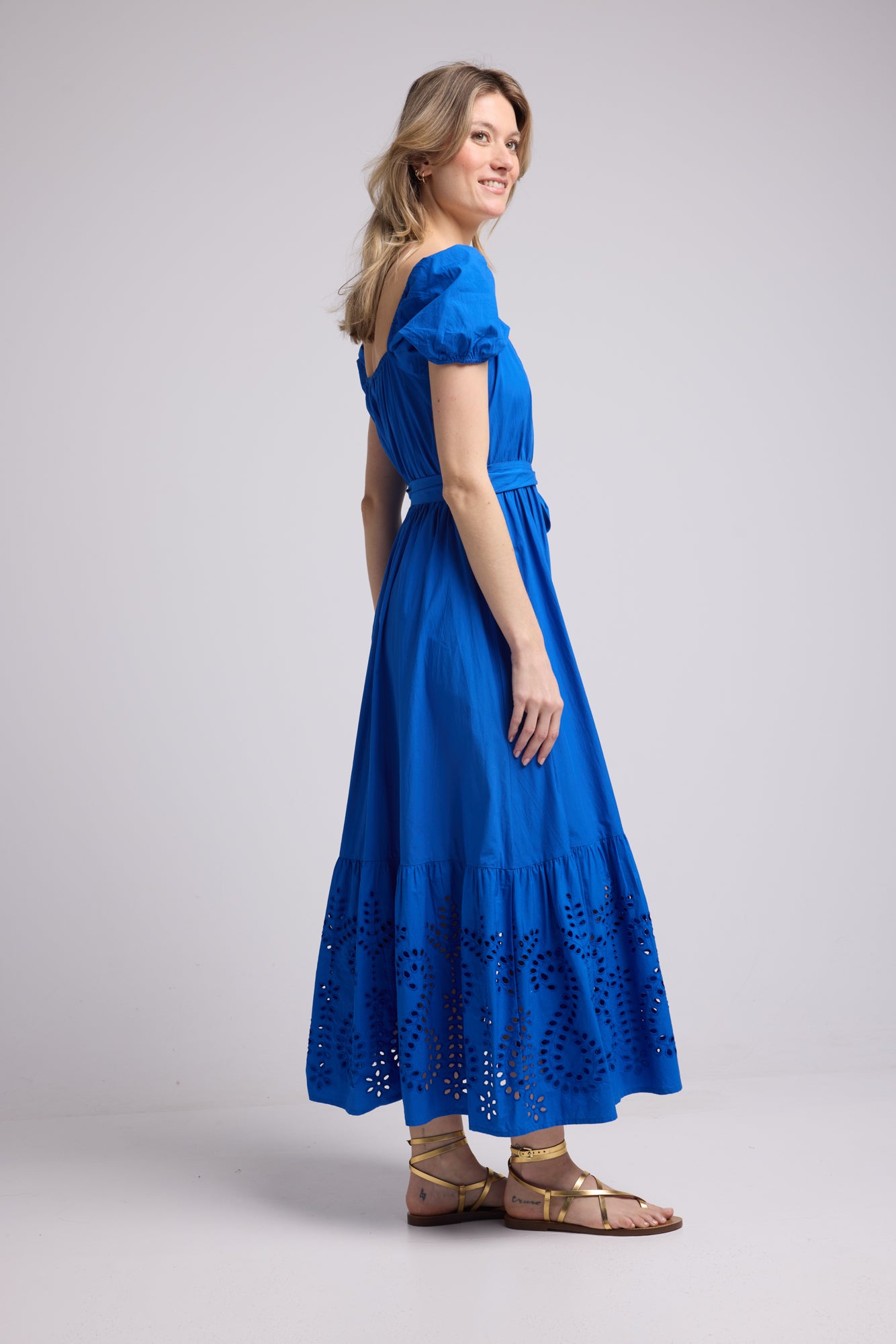 ROBE JULIE LONG BRIGHT BLUE