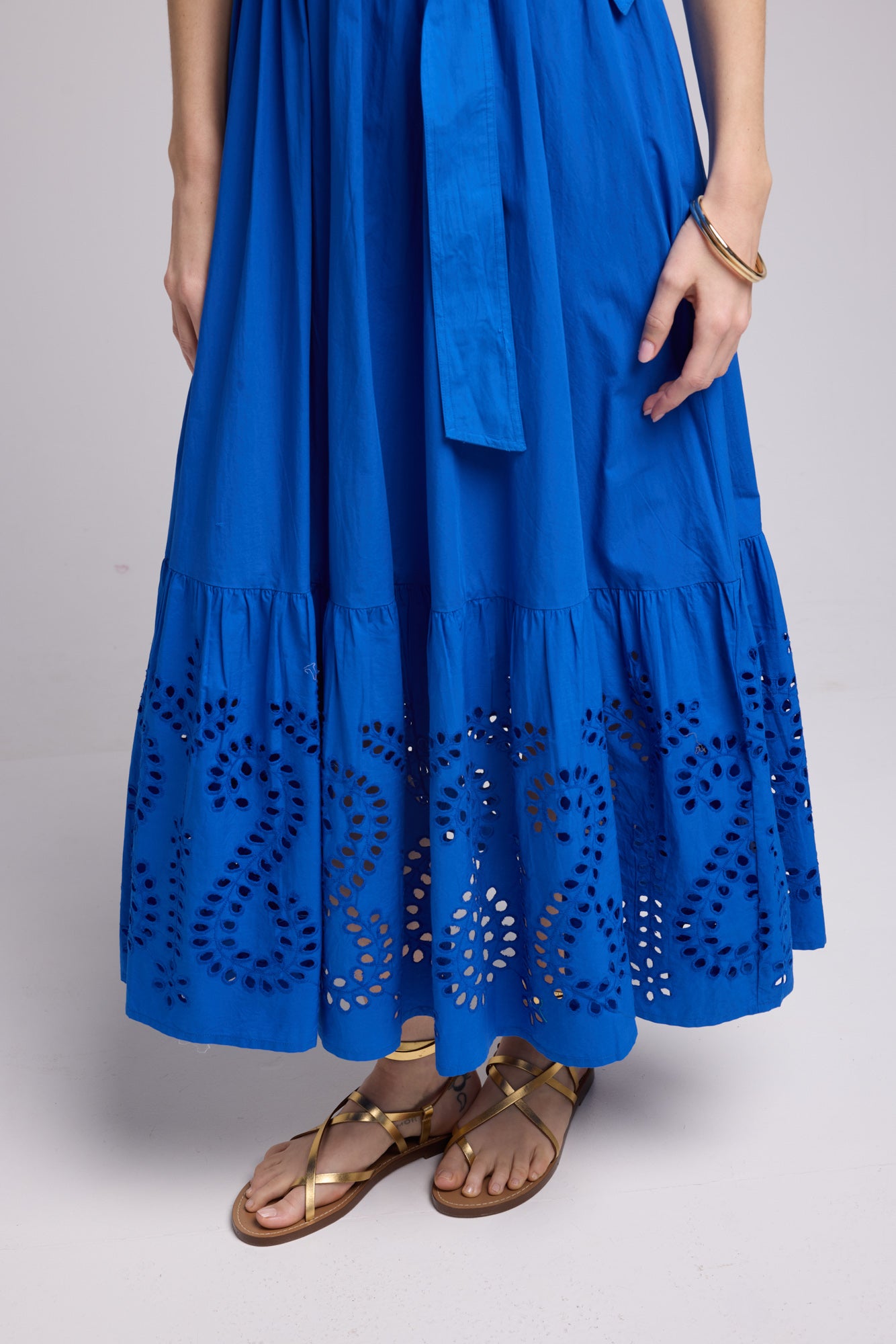 ROBE JULIE LONG BRIGHT BLUE