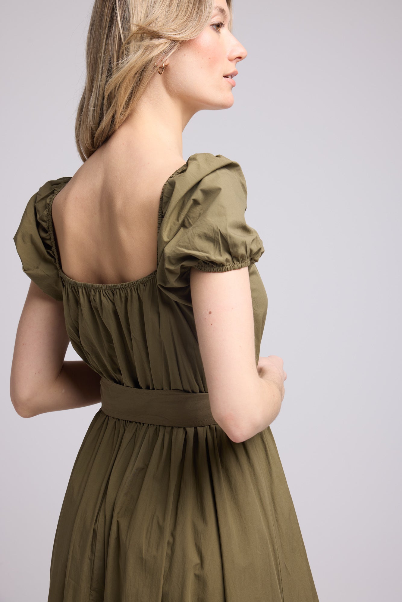 ROBE JULIE LONG/KHAKI