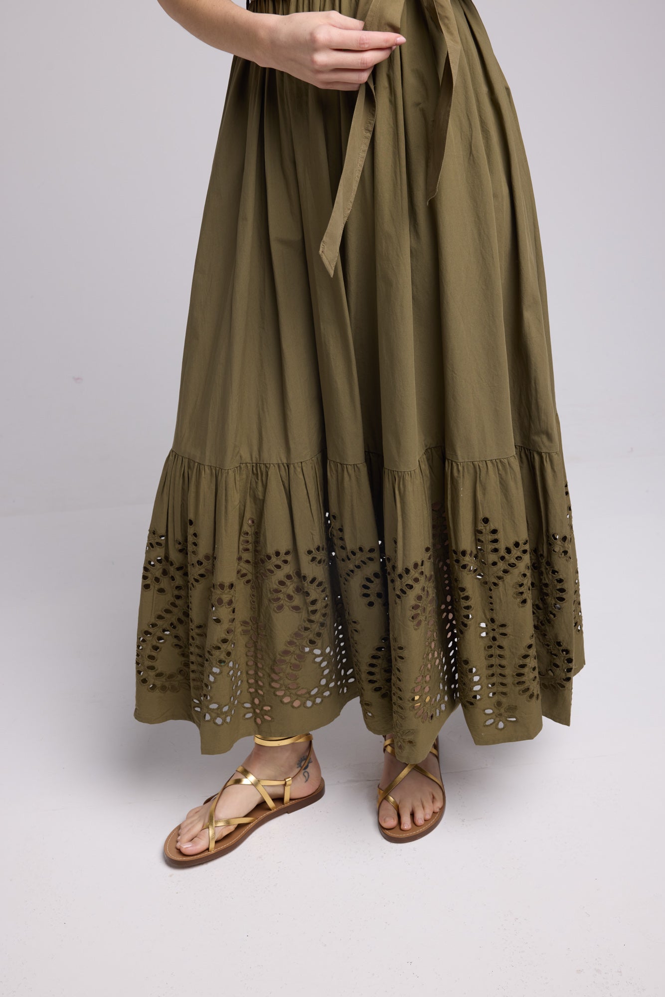 ROBE JULIE LONG/KHAKI