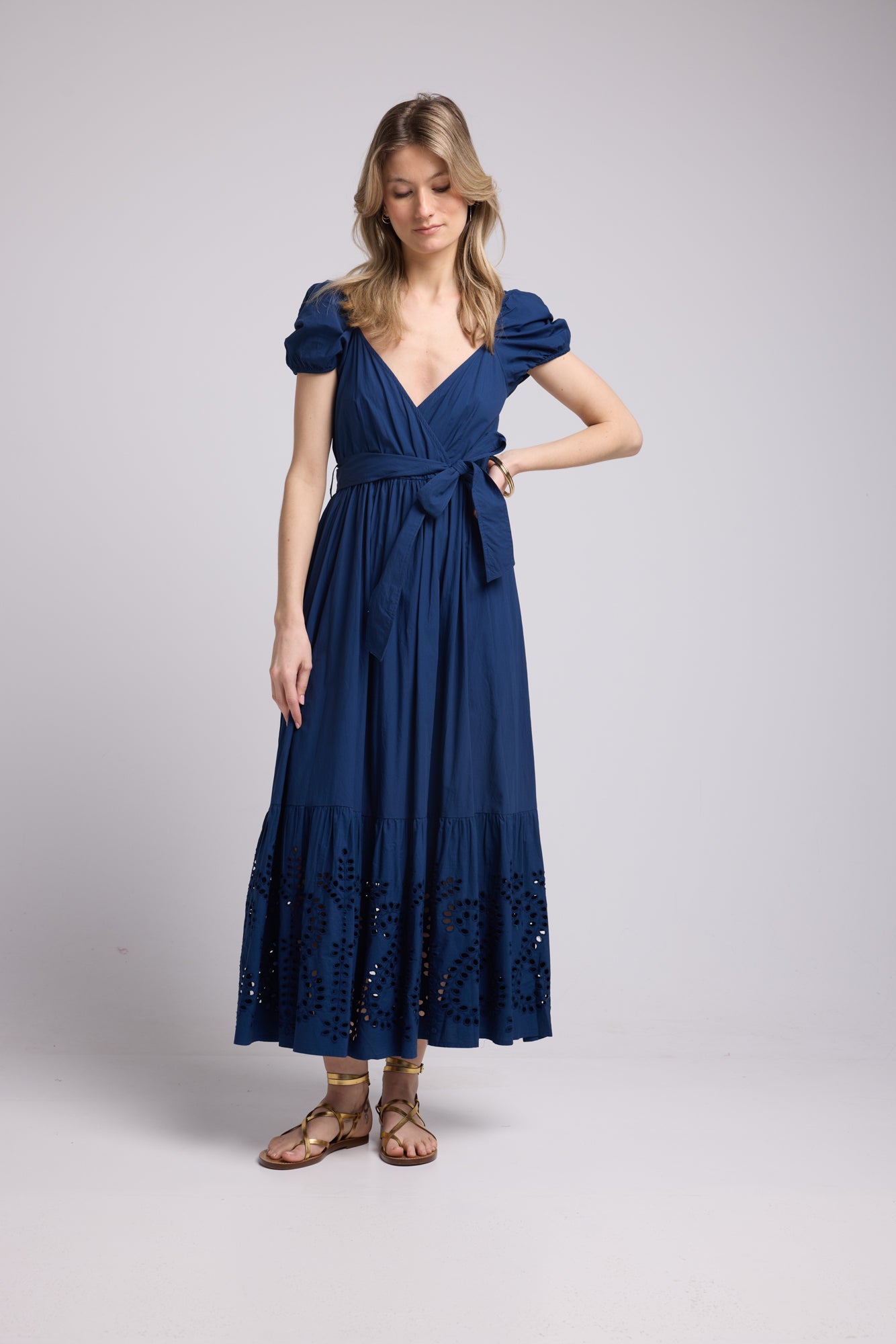 JULIE LONG/NAVY DRESS