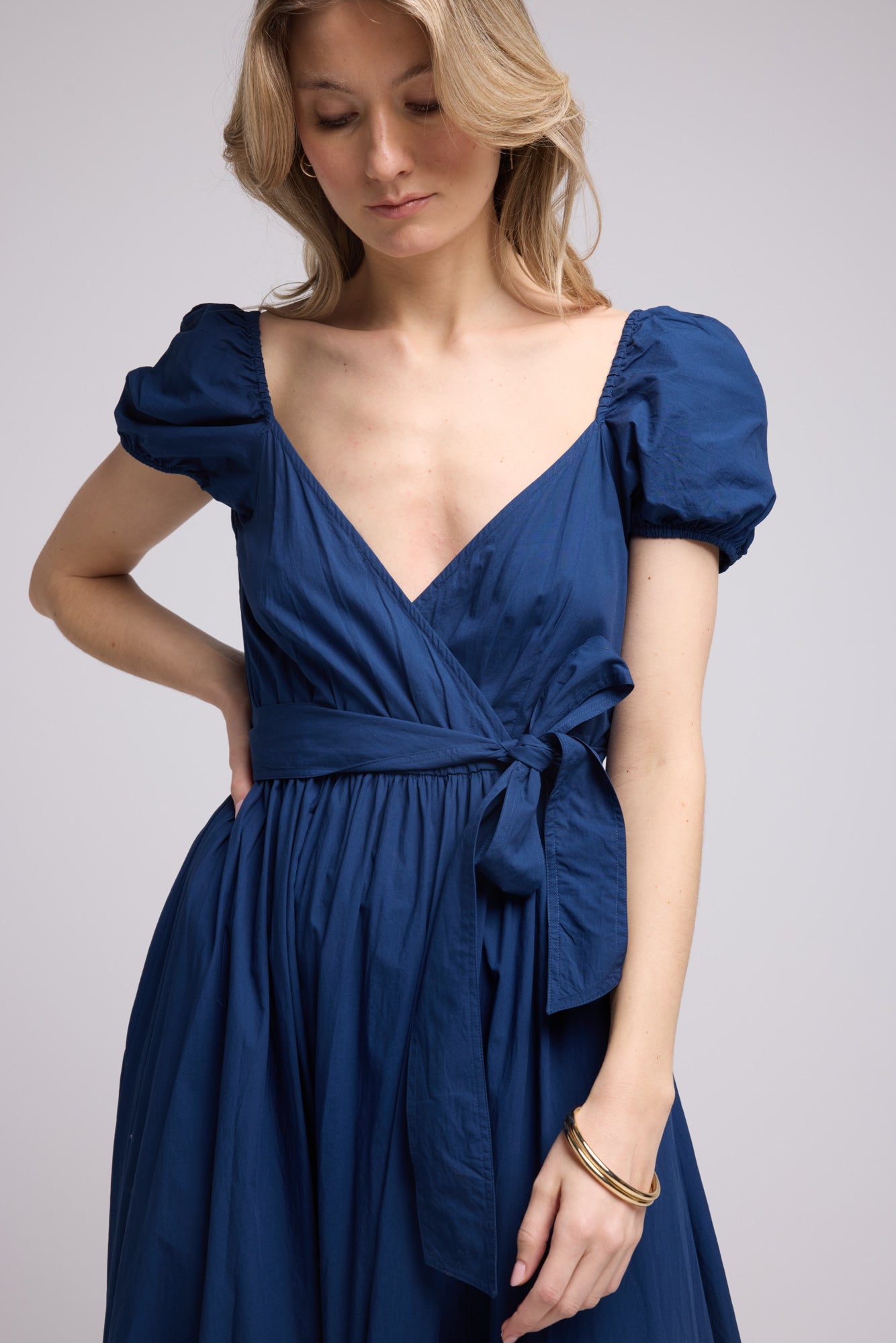 JULIE LONG/NAVY DRESS