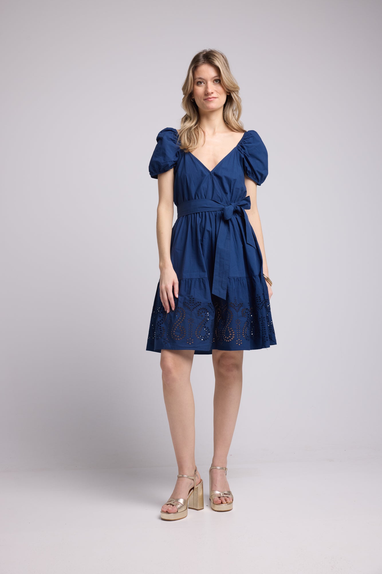 JULIE SHORT/NAVY DRESS