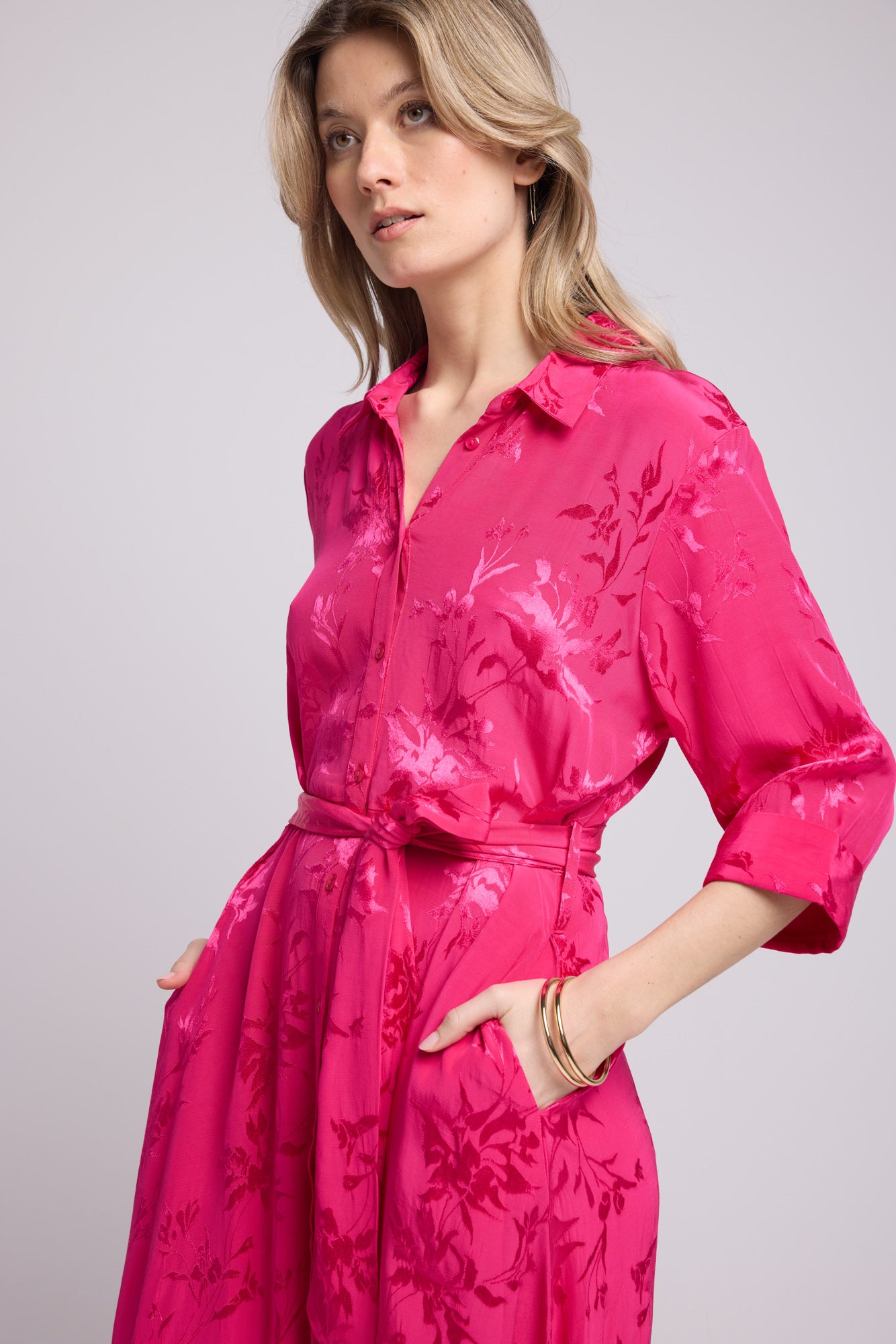 JUNA FUSHIA DRESS