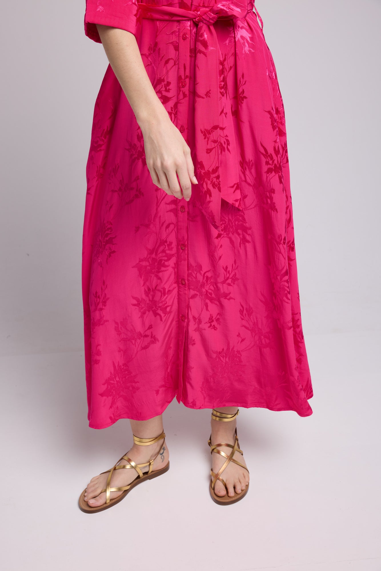 JUNA FUSHIA DRESS