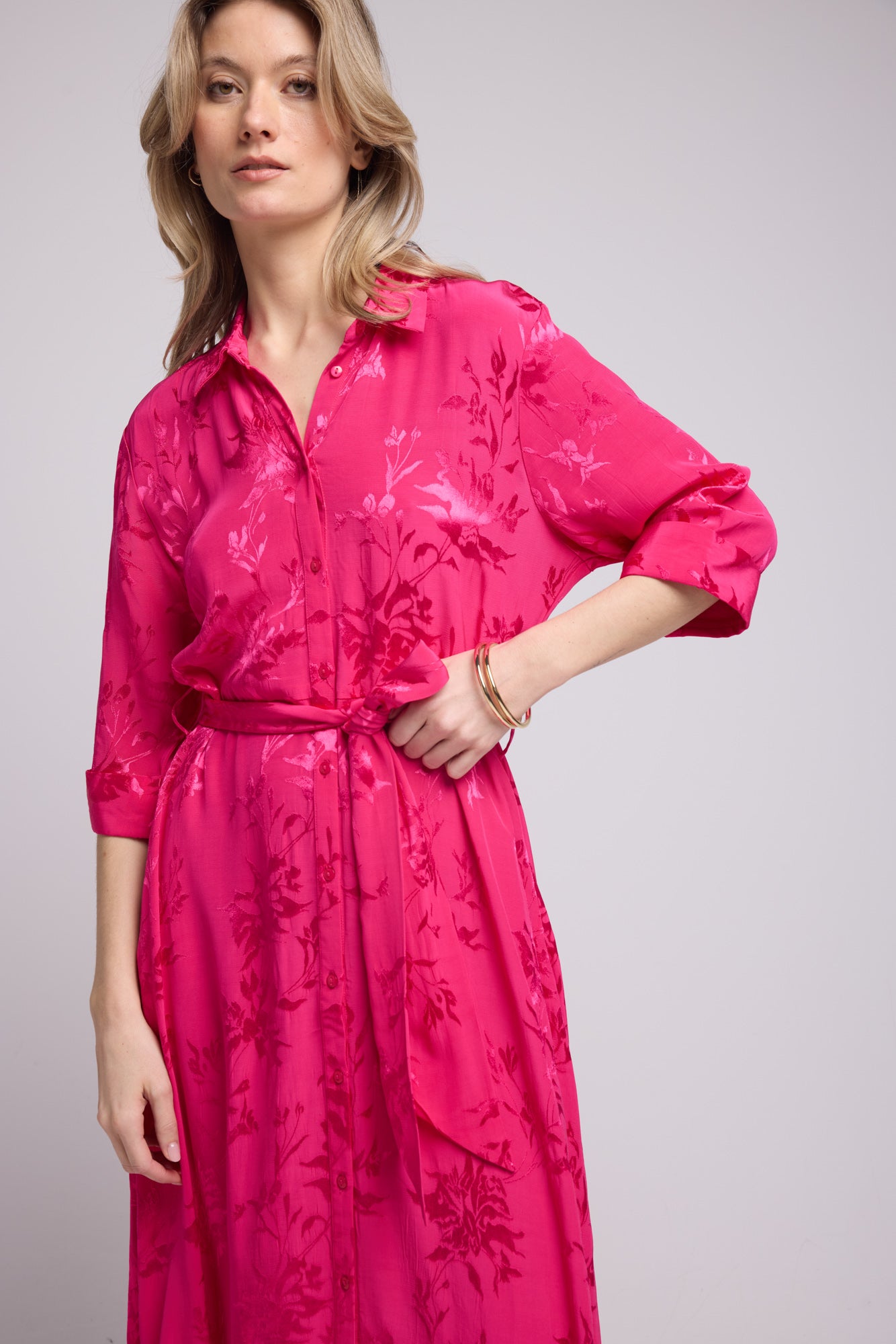 JUNA FUSHIA DRESS