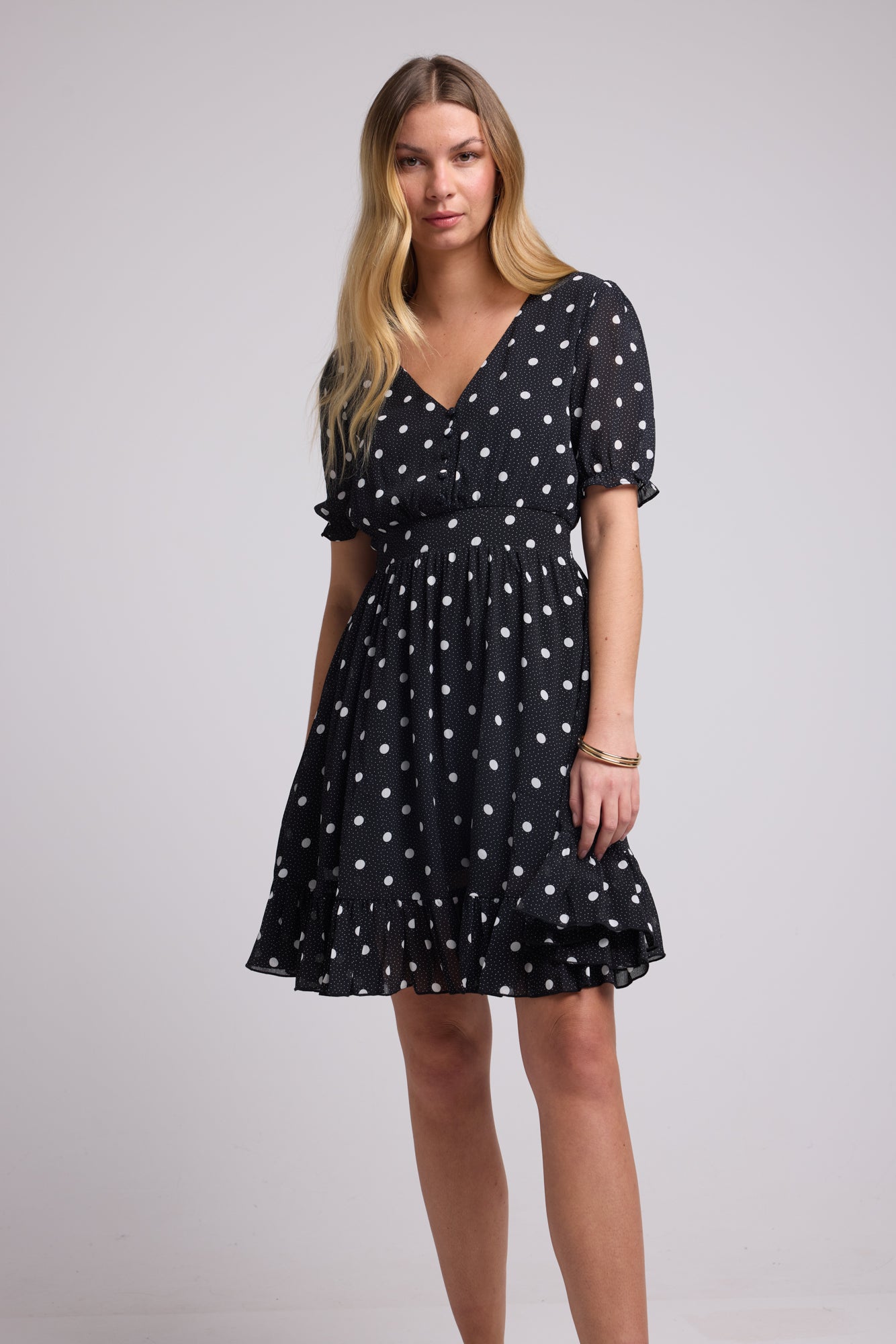 ROBE LAELIA/1071 POIS NOIR
