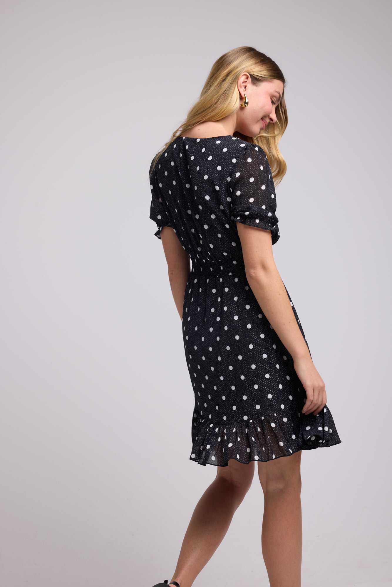 ROBE LAELIA/1071 POIS NOIR