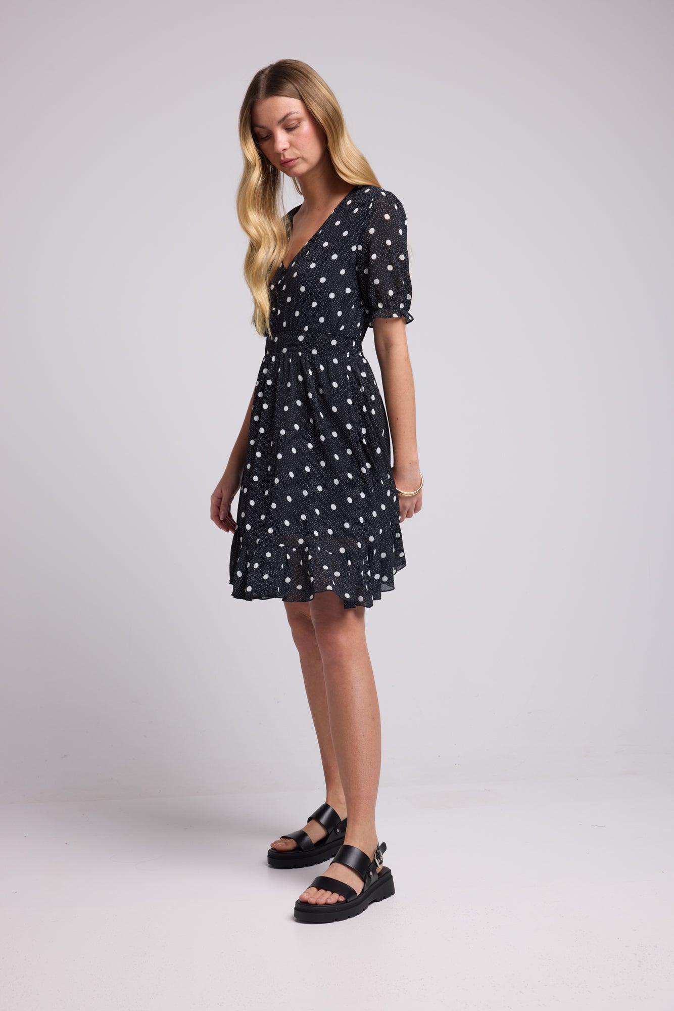 ROBE LAELIA/1071 POIS NOIR