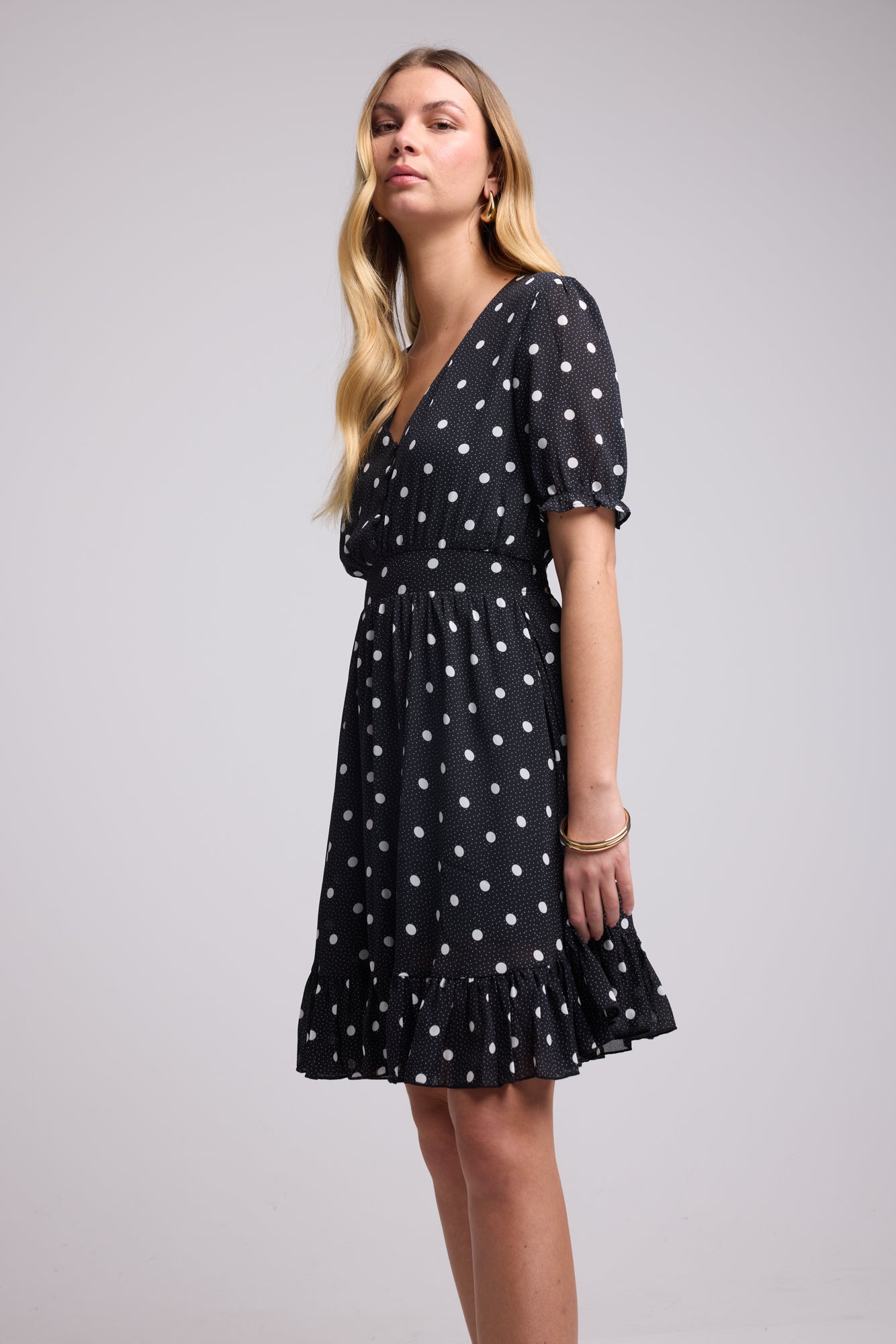ROBE LAELIA/1071 POIS NOIR