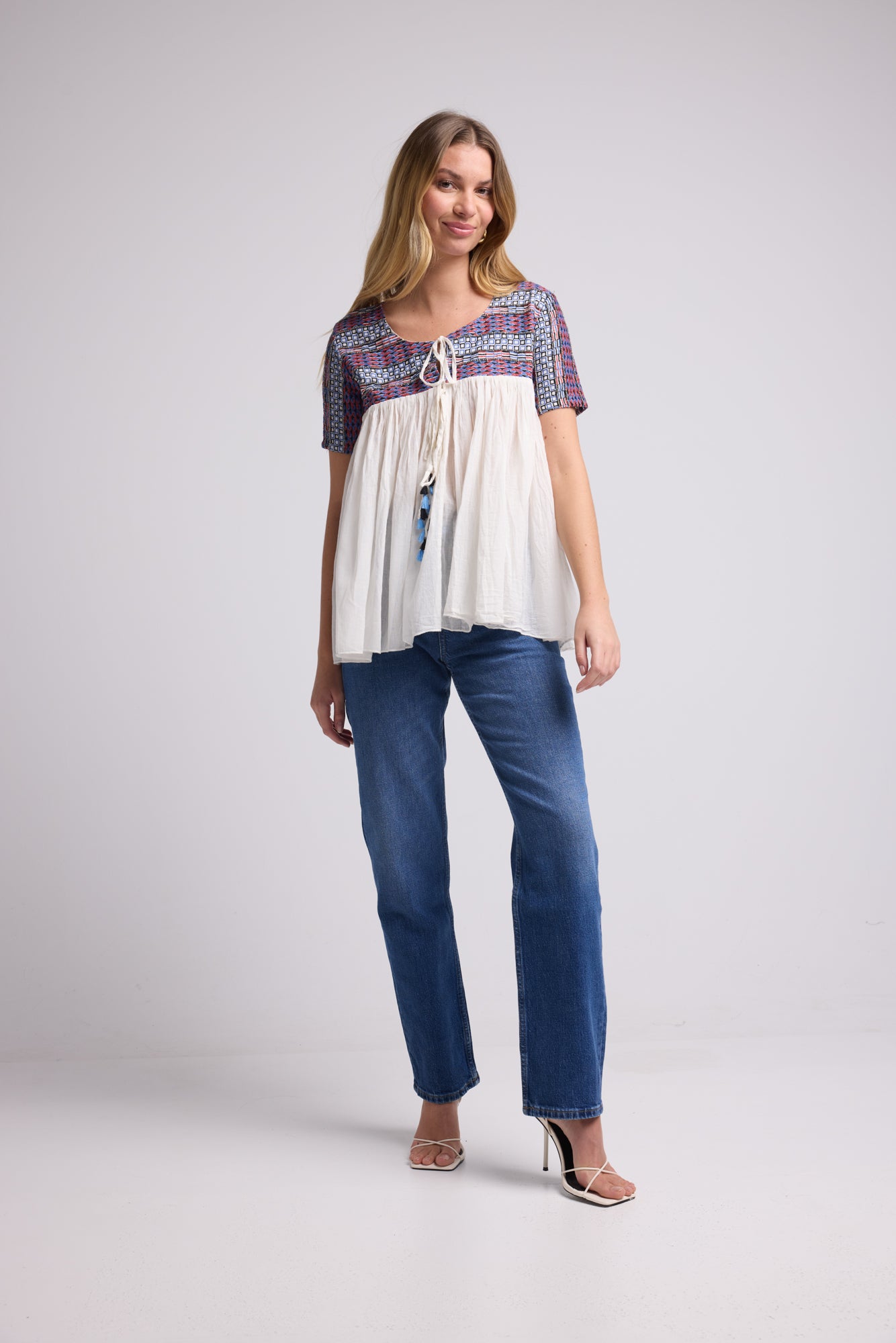lily white blouse LILY BLOUSE/WHITE