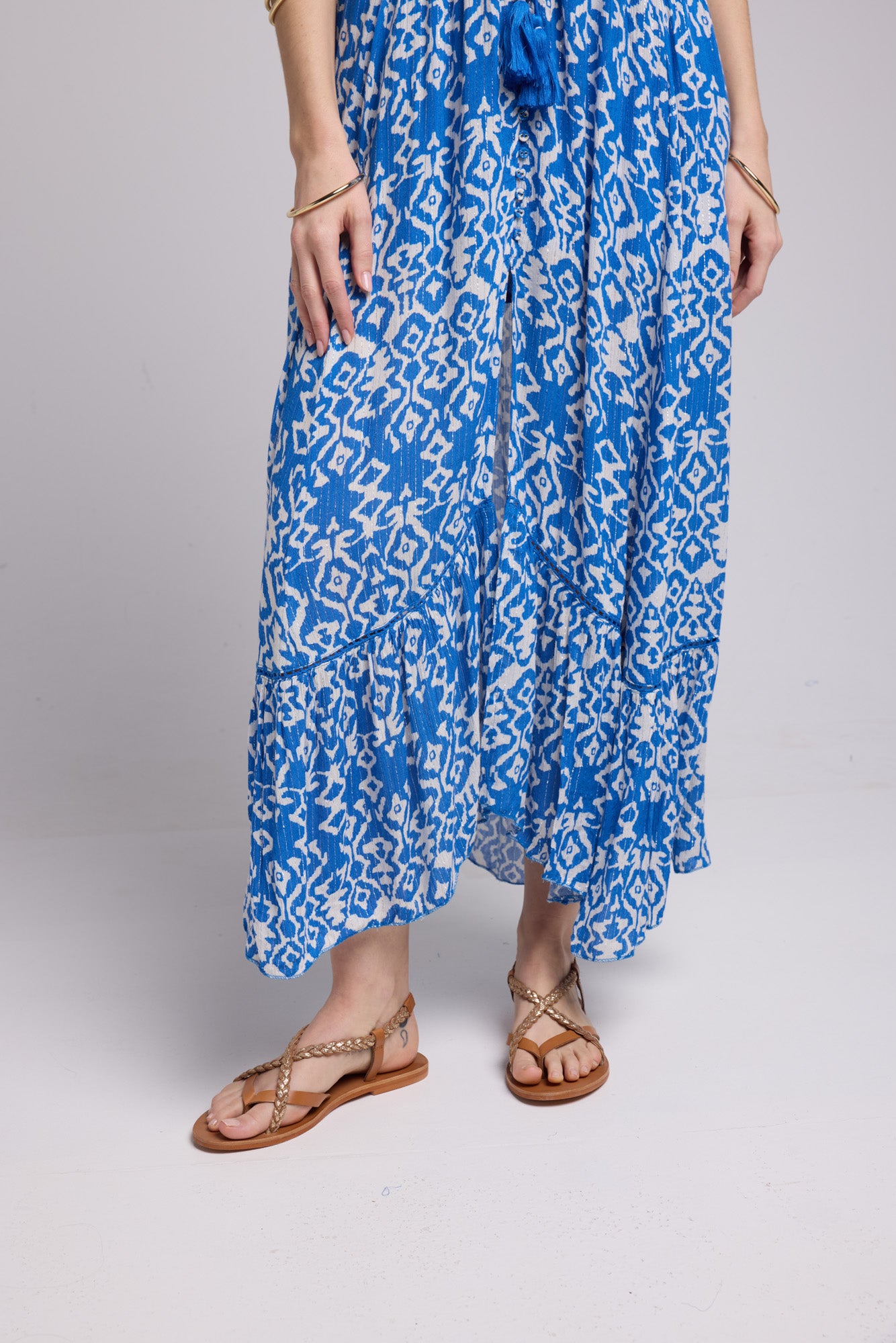 ROBE LORY LONG/BRIGHT BLUE P822