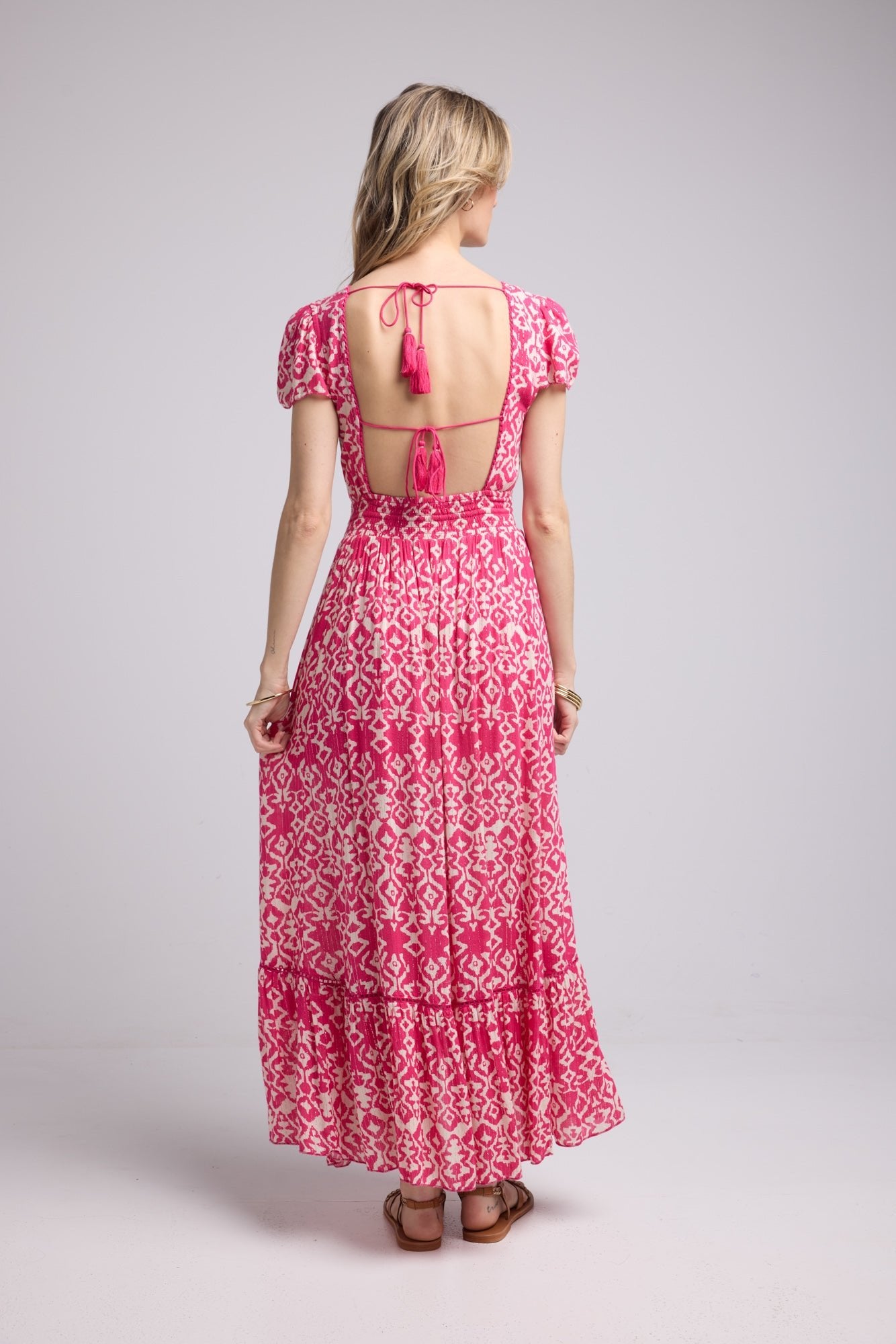 ROBE LORY LONG/FUSHIA P822