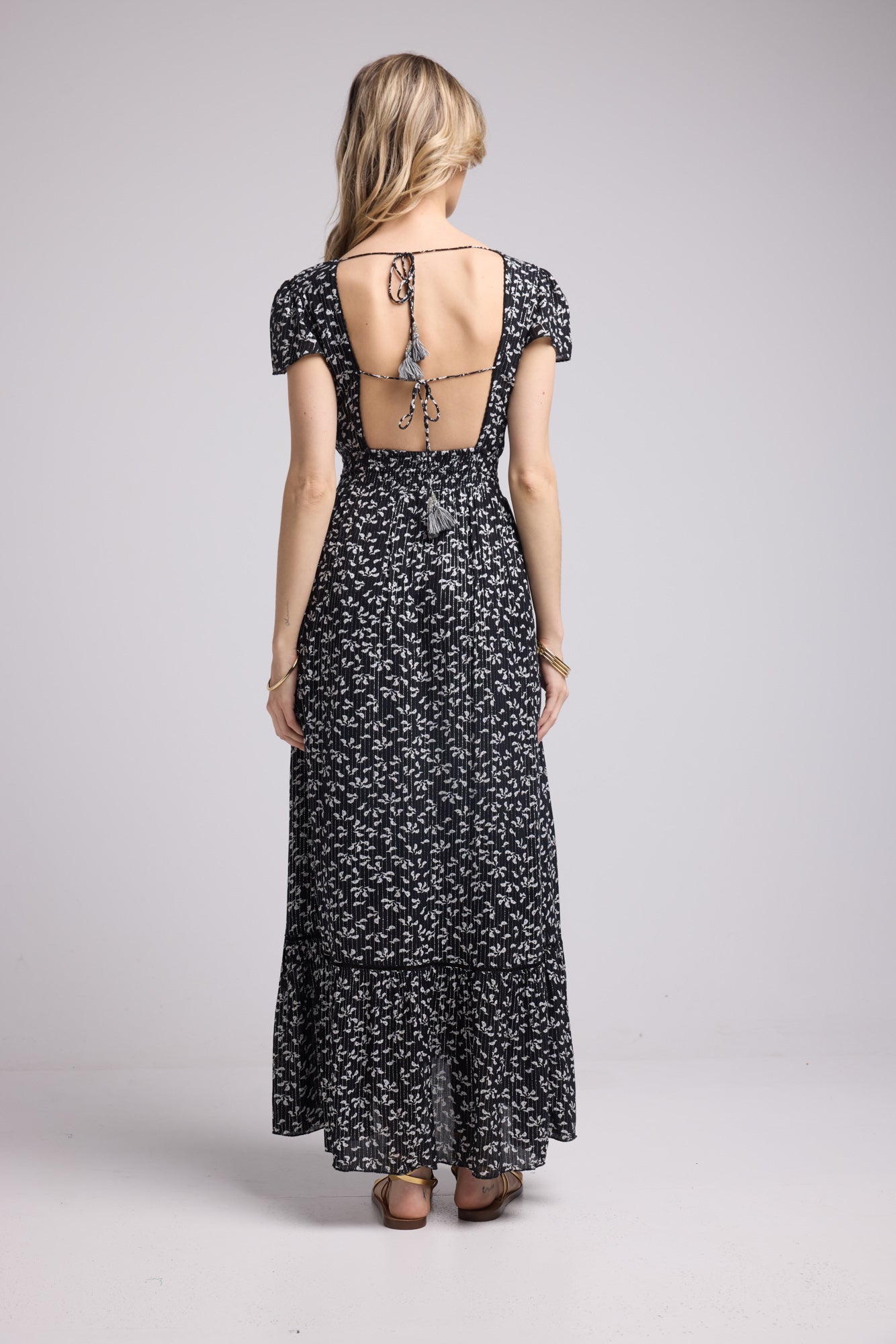 ROBE LORY LONG/NOIR P40 BLACK