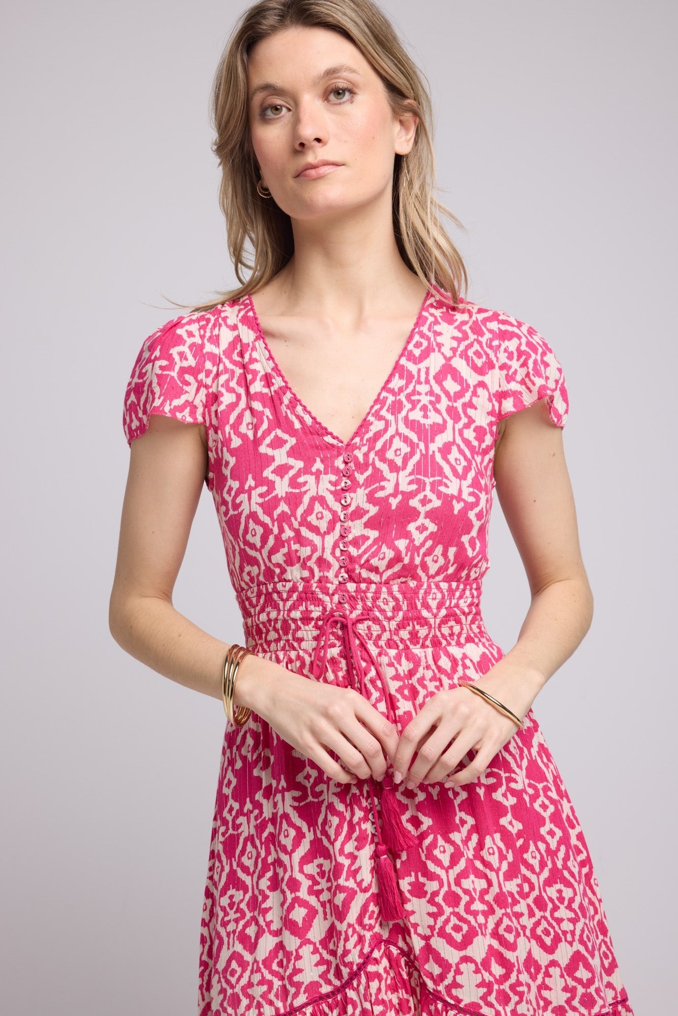 ROBE LORY SHORT/FUSHIA P822