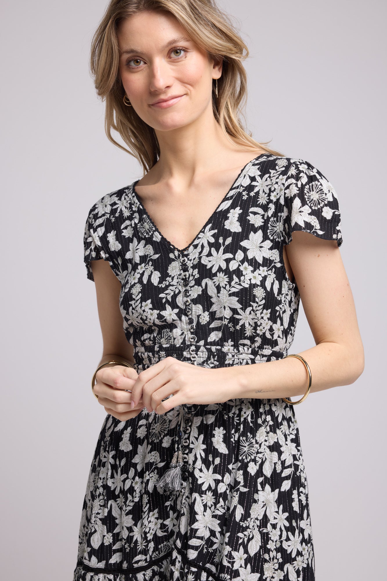 ROBE LORY SHORT/P12 BLACK