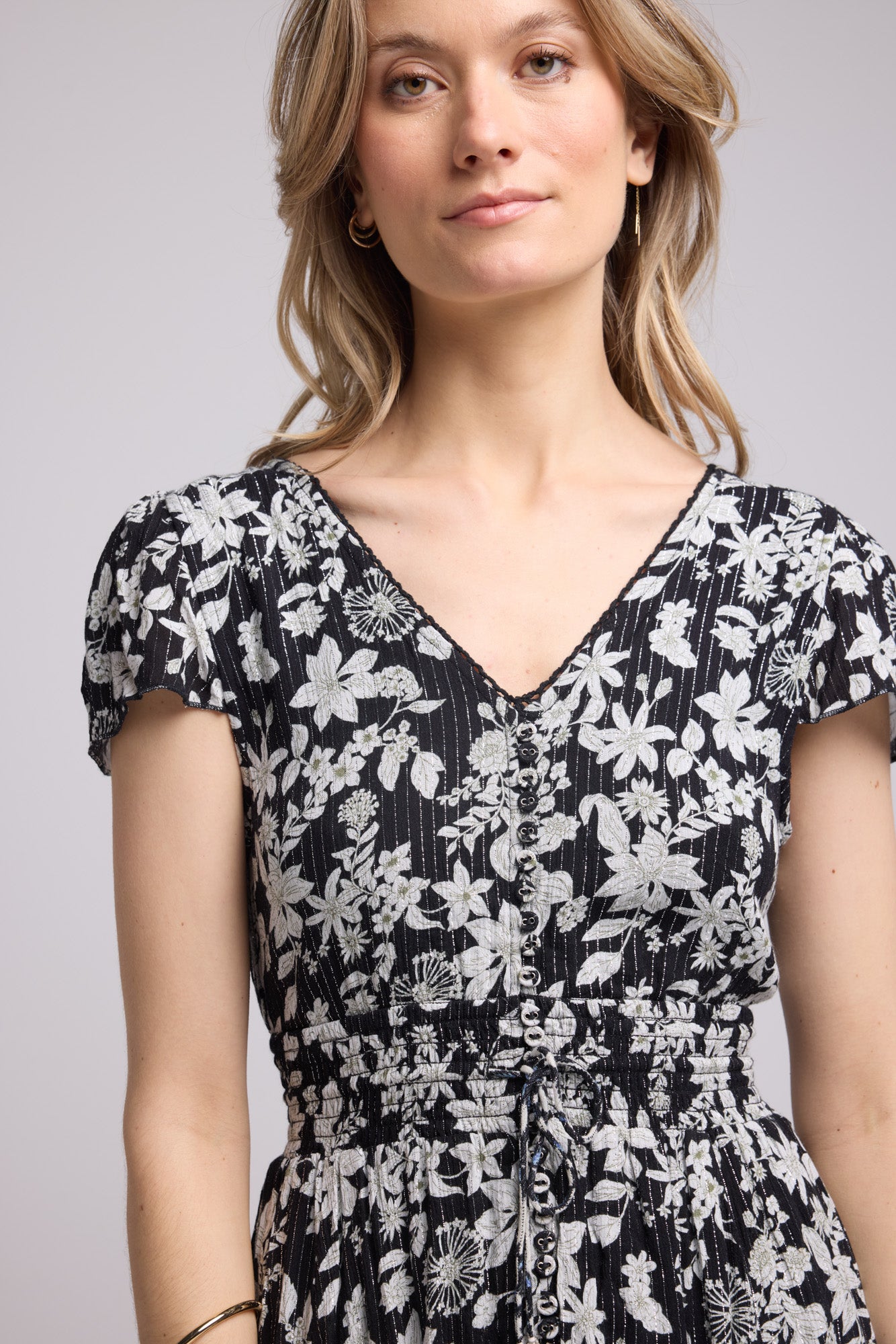 ROBE LORY SHORT/P12 BLACK