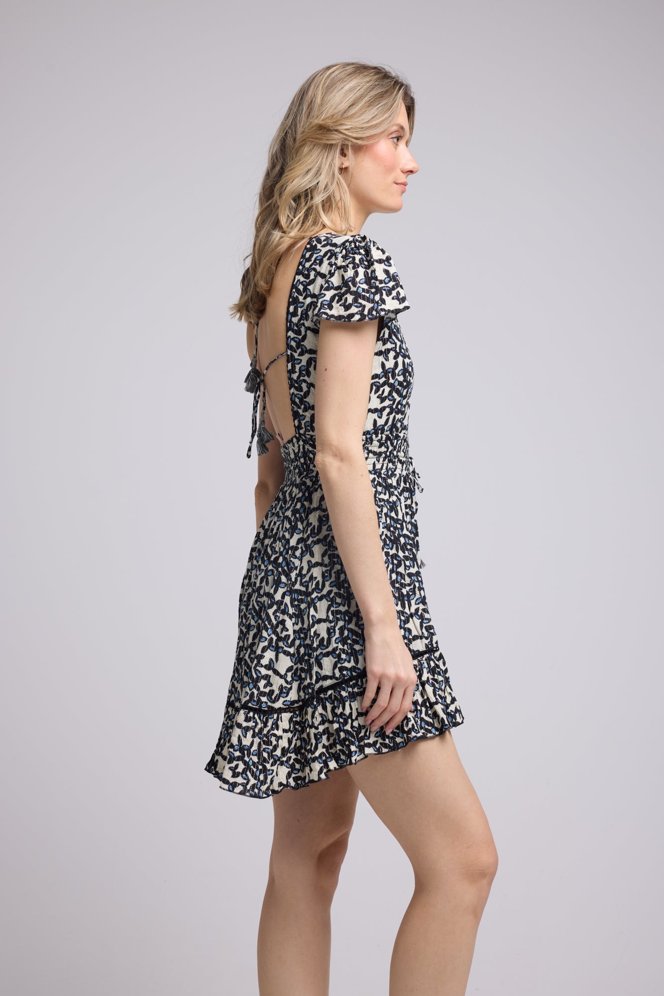 ROBE LORY SHORT/P32 BLACK