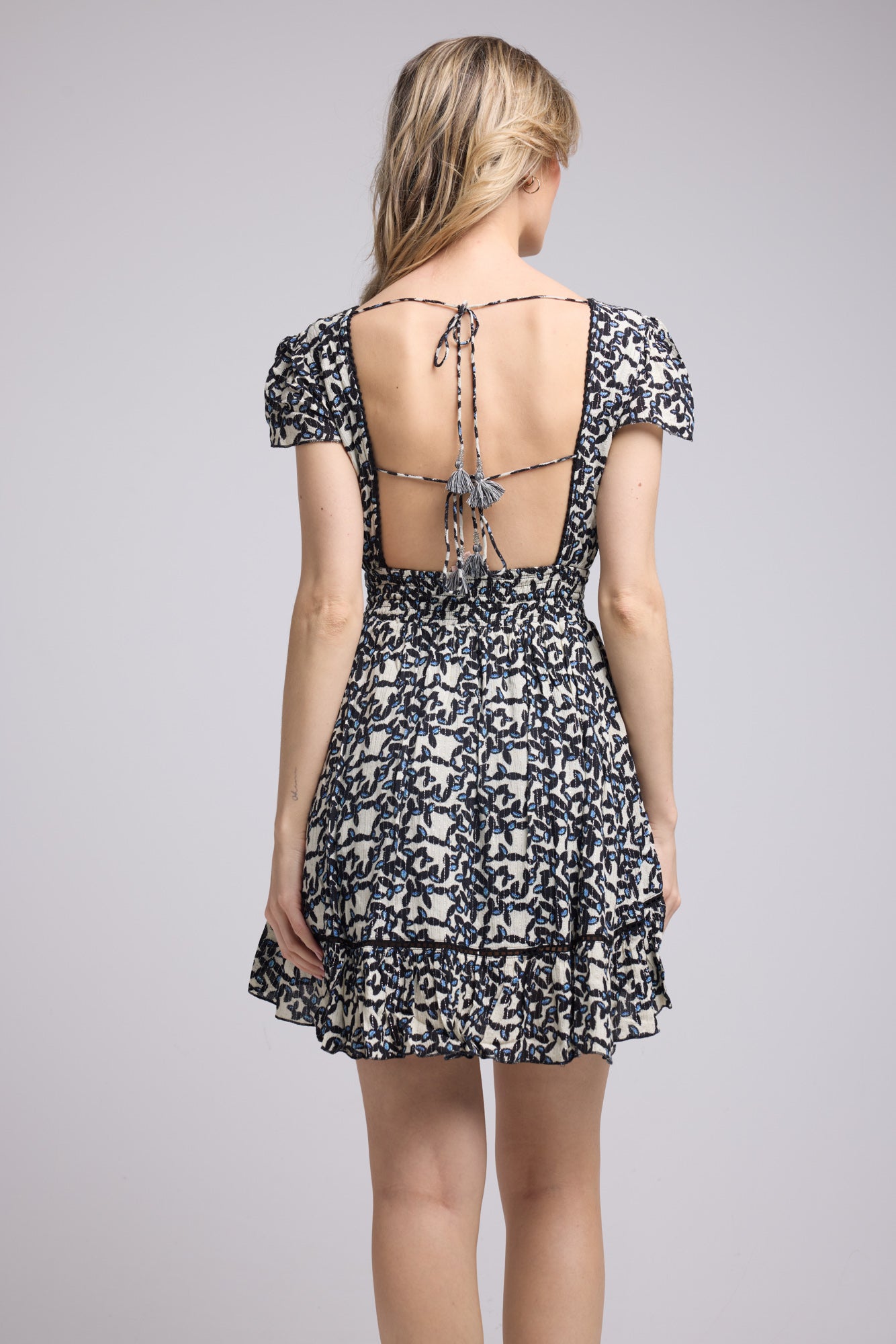 ROBE LORY SHORT/P32 BLACK