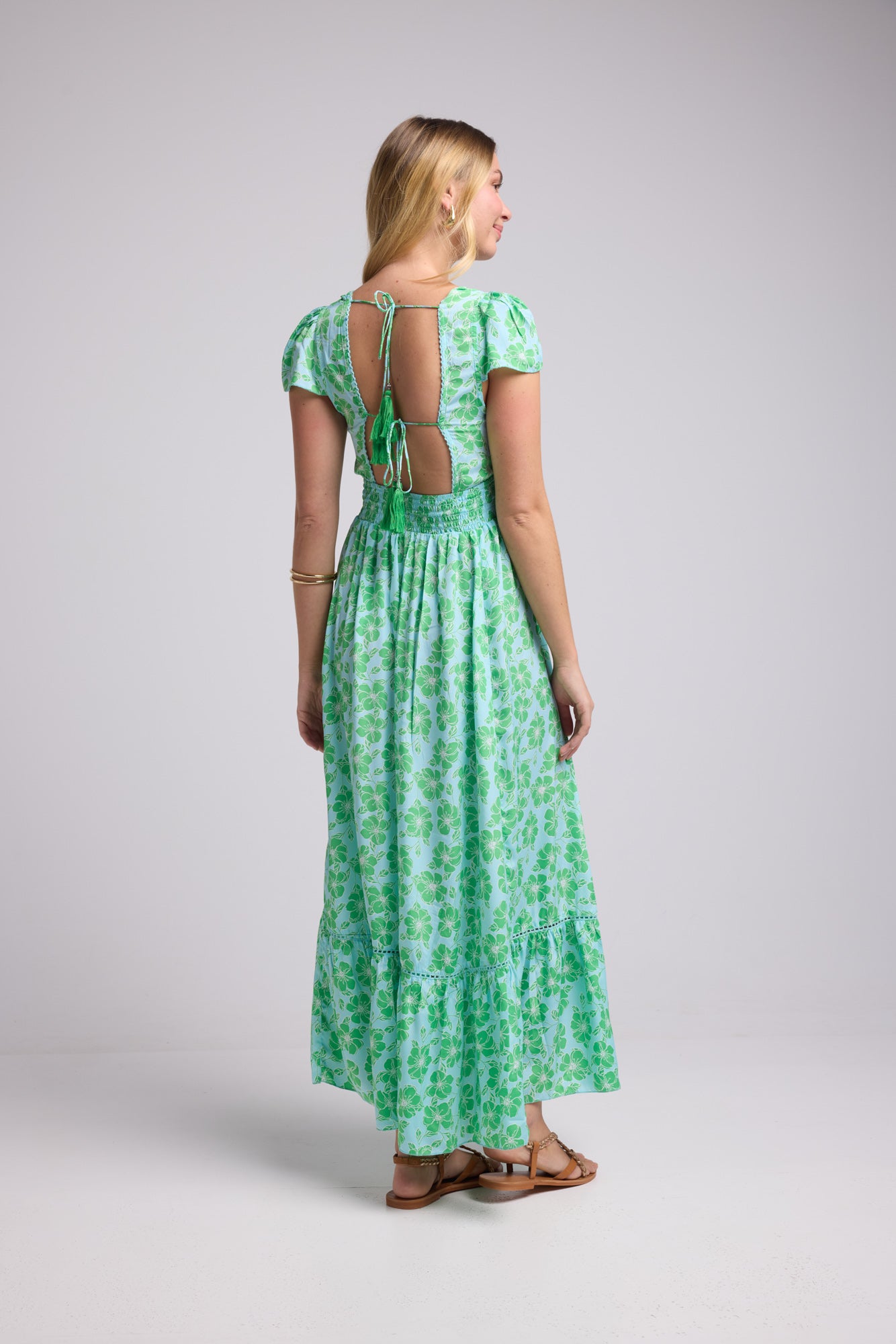 ROBE MILA/BLUE GREEN P 4001